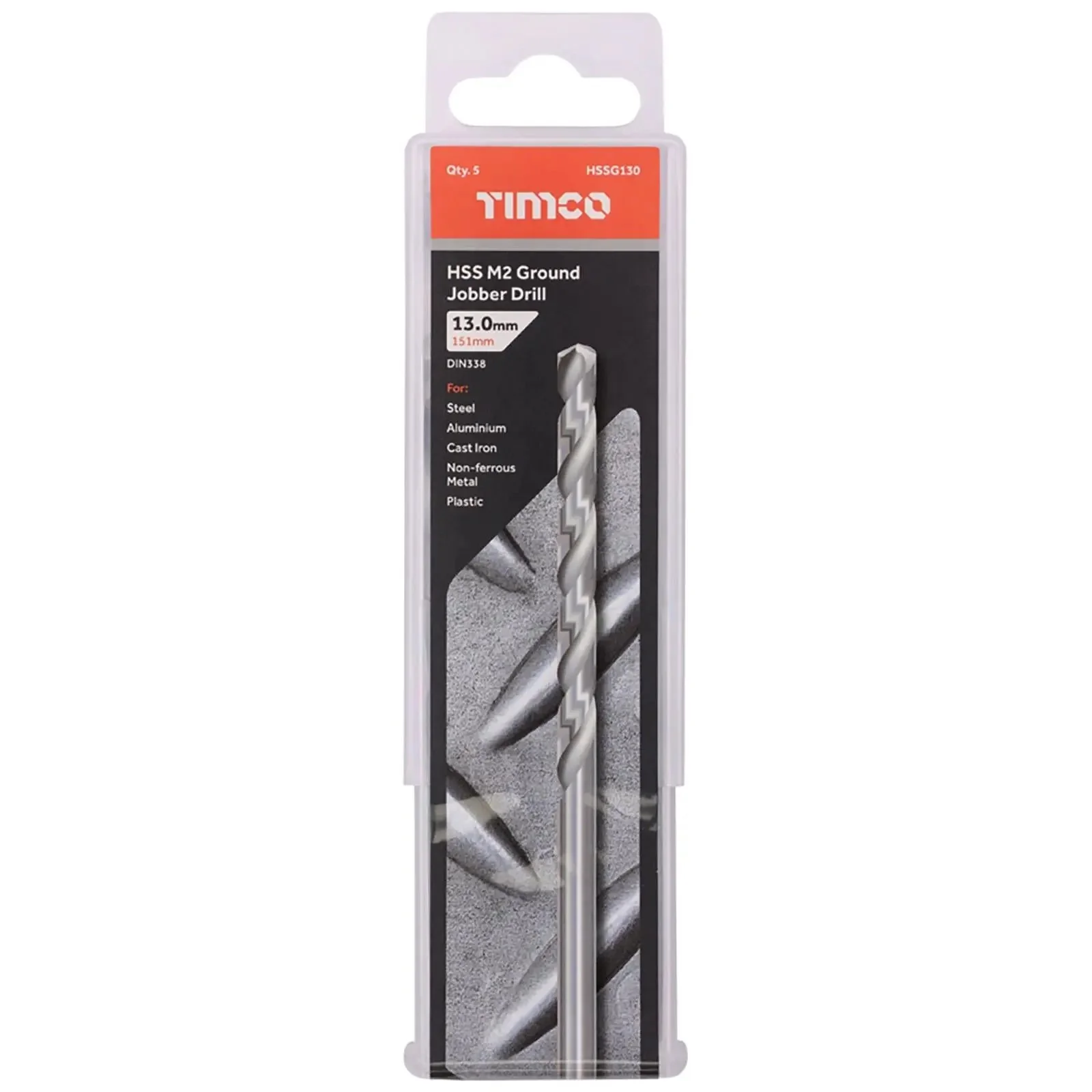 TIMCO HSS Drill Bits M2 Ground Jobber Drill Bit Pack DIN338 - Choose Size - Image 38