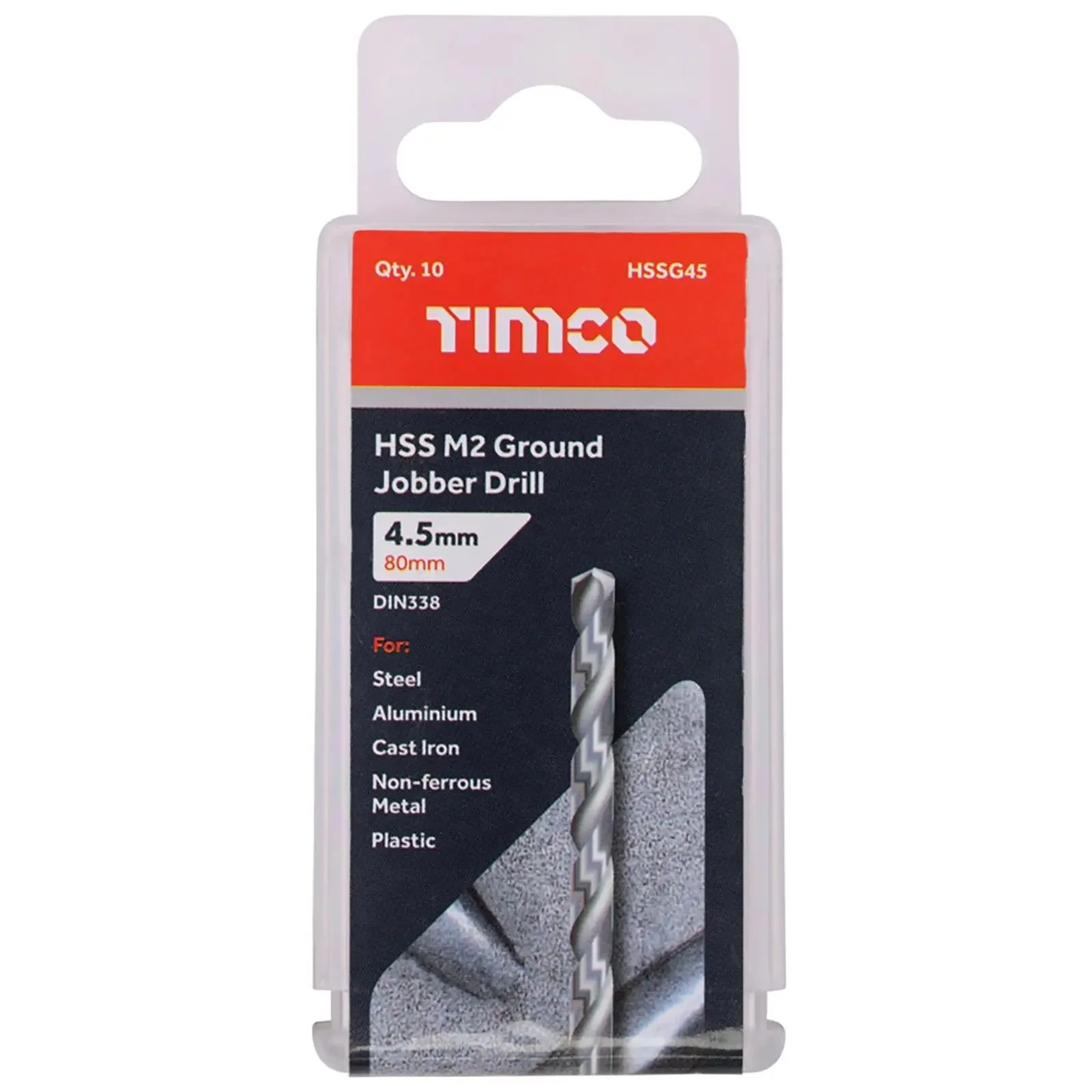 TIMCO HSS Drill Bits M2 Ground Jobber Drill Bit Pack DIN338 - Choose Size - Image 40