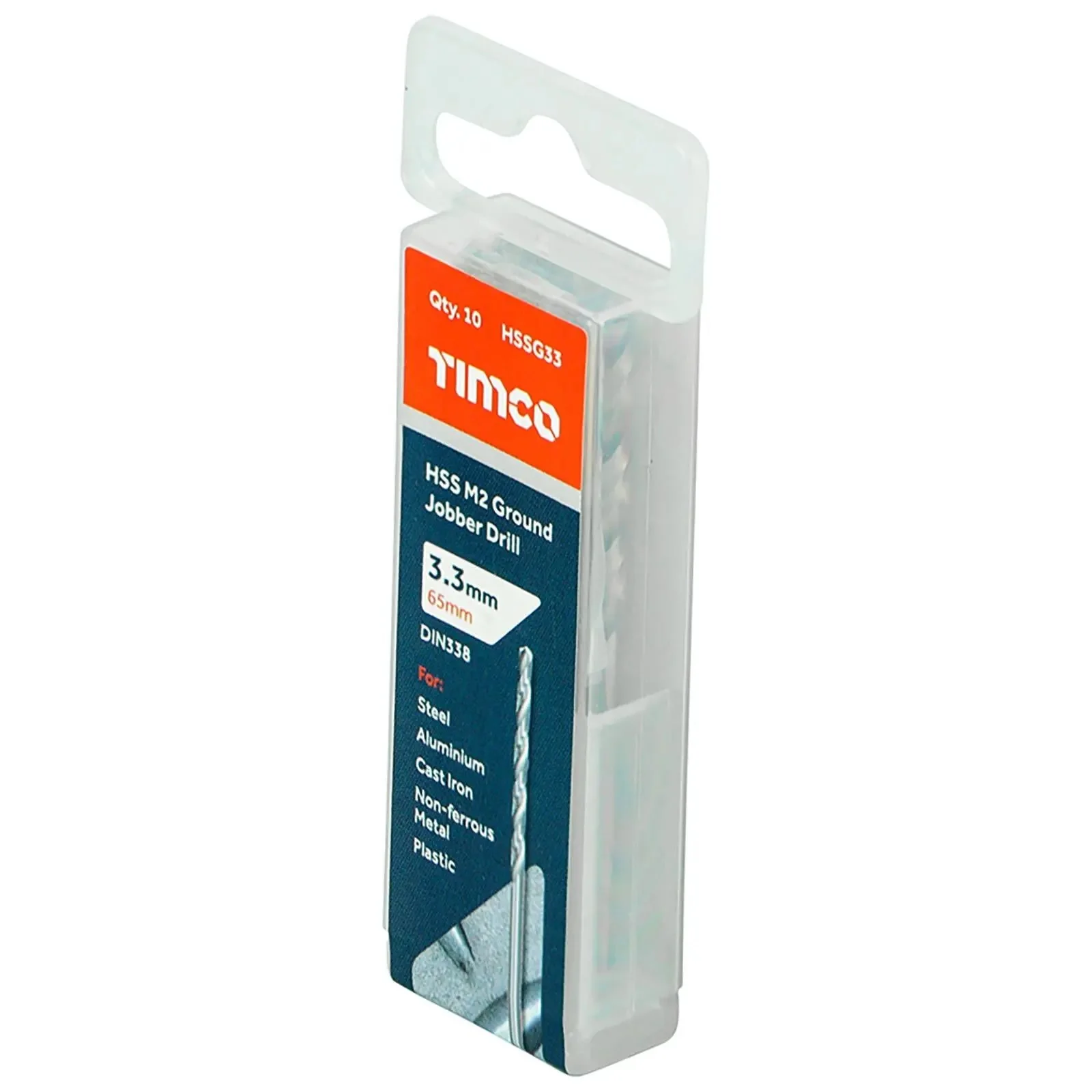 TIMCO HSS Drill Bits M2 Ground Jobber Drill Bit Pack DIN338 - Choose Size - Image 6
