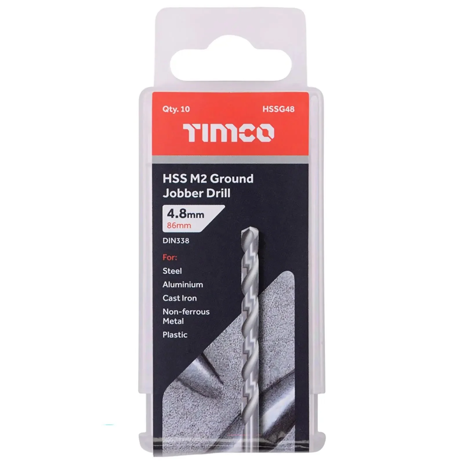 TIMCO HSS Drill Bits M2 Ground Jobber Drill Bit Pack DIN338 - Choose Size - Image 9