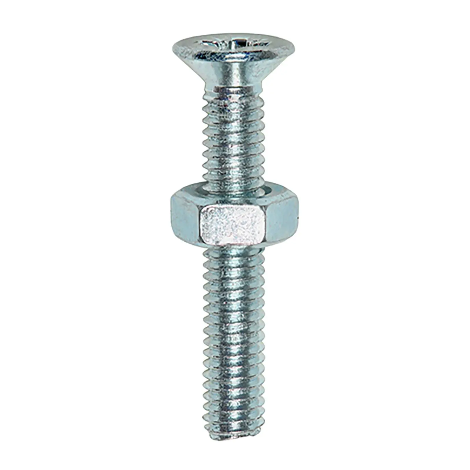 TIMCO Machine Screws Countersunk with Hex Nut Pozi Head Zinc - Choose Size - Image 3