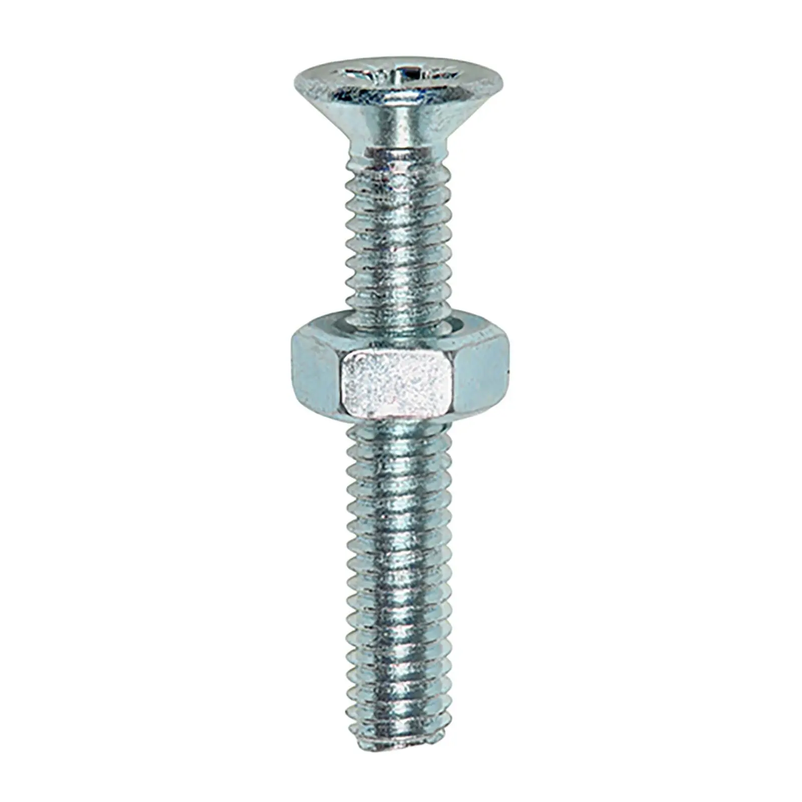 TIMCO Machine Screws Countersunk with Hex Nut Pozi Head Zinc - Choose Size - Image 6