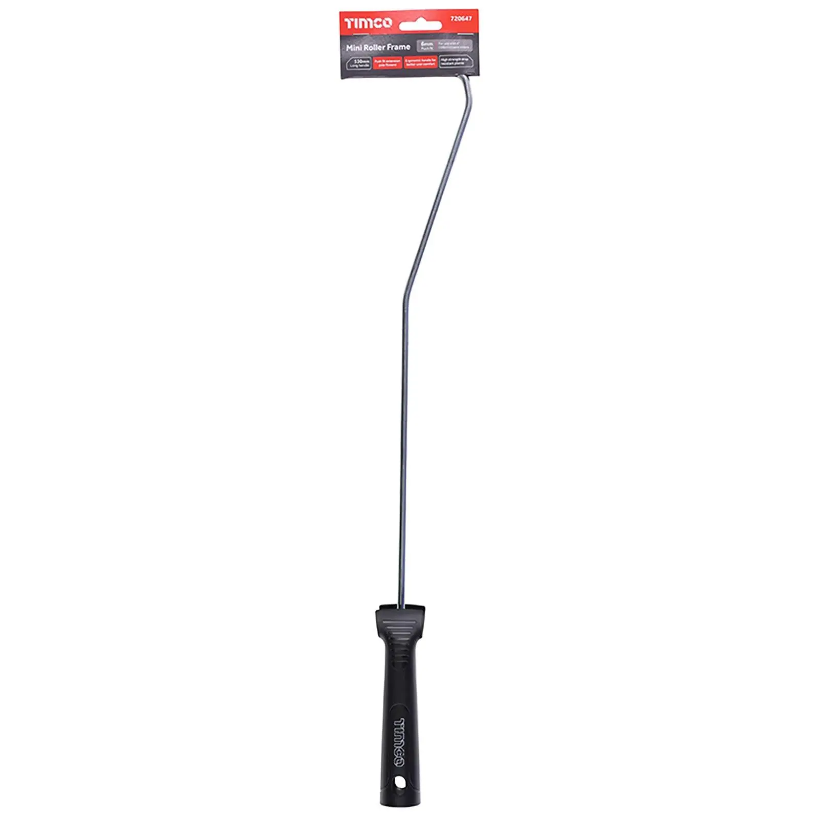 TIMCO Mini Paint Roller Frame Handle Long 100 x 520mm 4 x 21 - Image 3