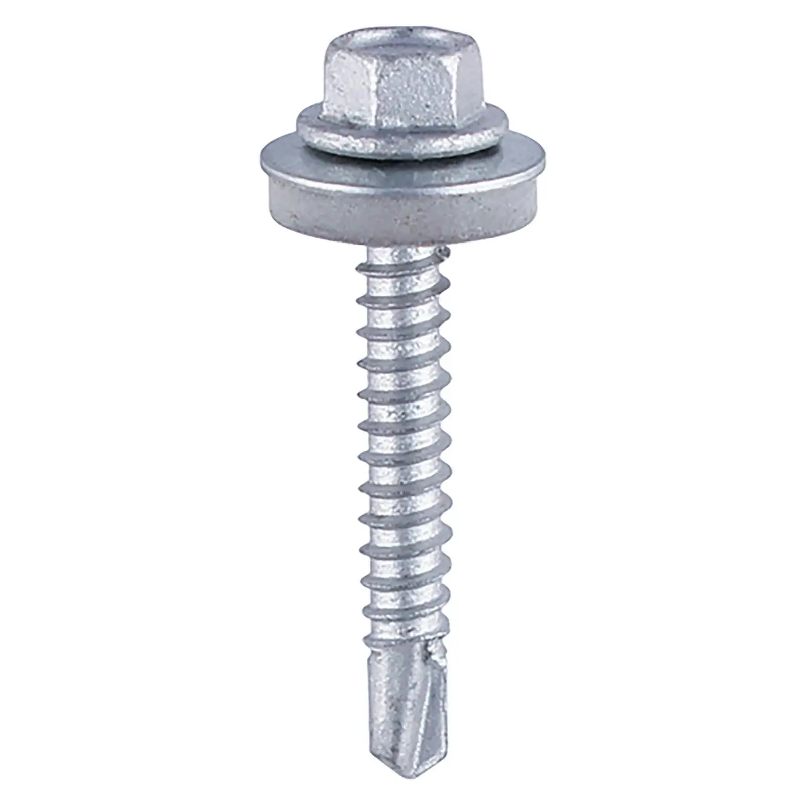 TIMCO Self Drilling Construction Screw for Heavy Section Steel with or without EPDM Washer Bi-Metal Exterior Zinc -Choose Size - Image 7