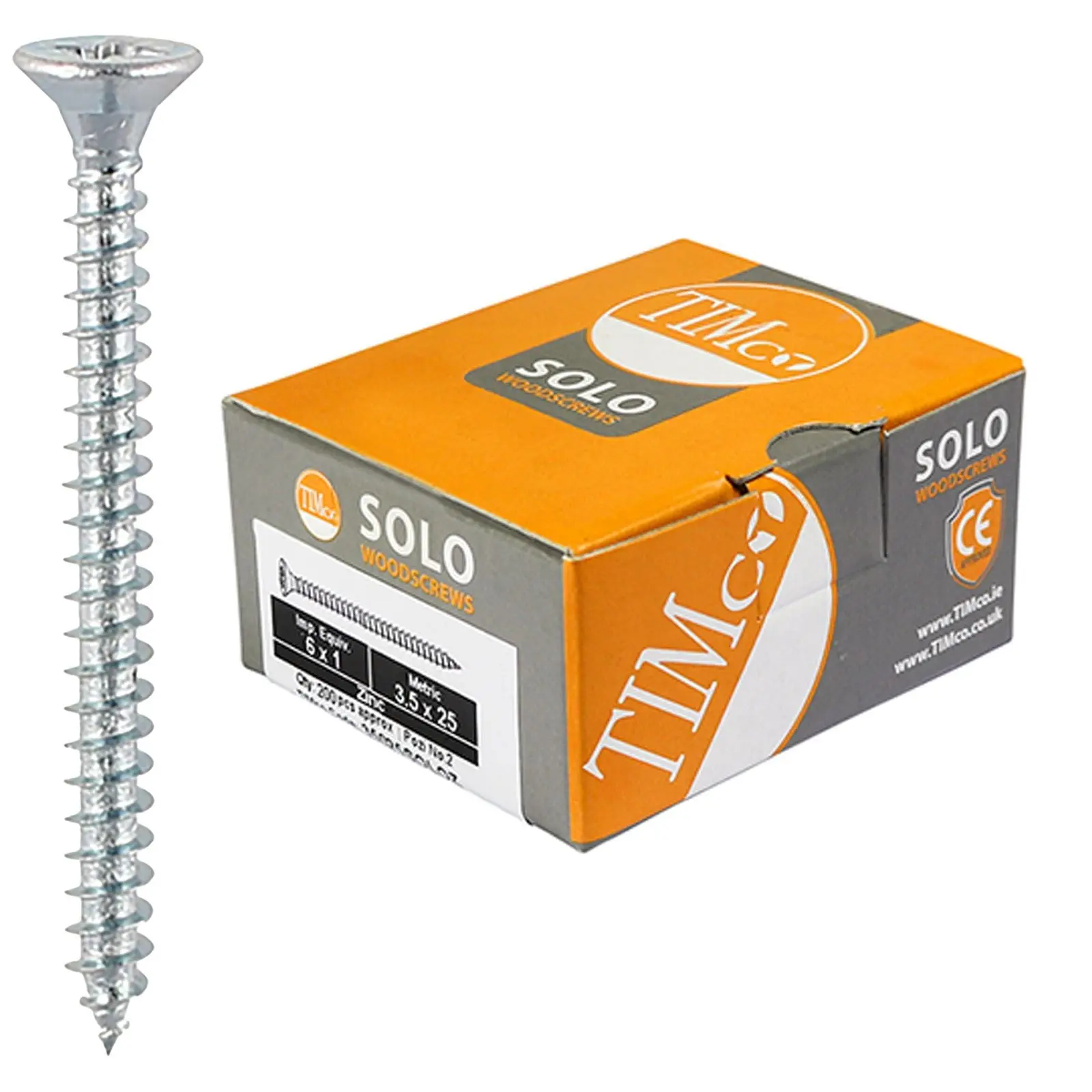 TIMCO SOLO Wood Screws Zinc Double Countersunk Pozi Boxed - Choose Size - Image 12