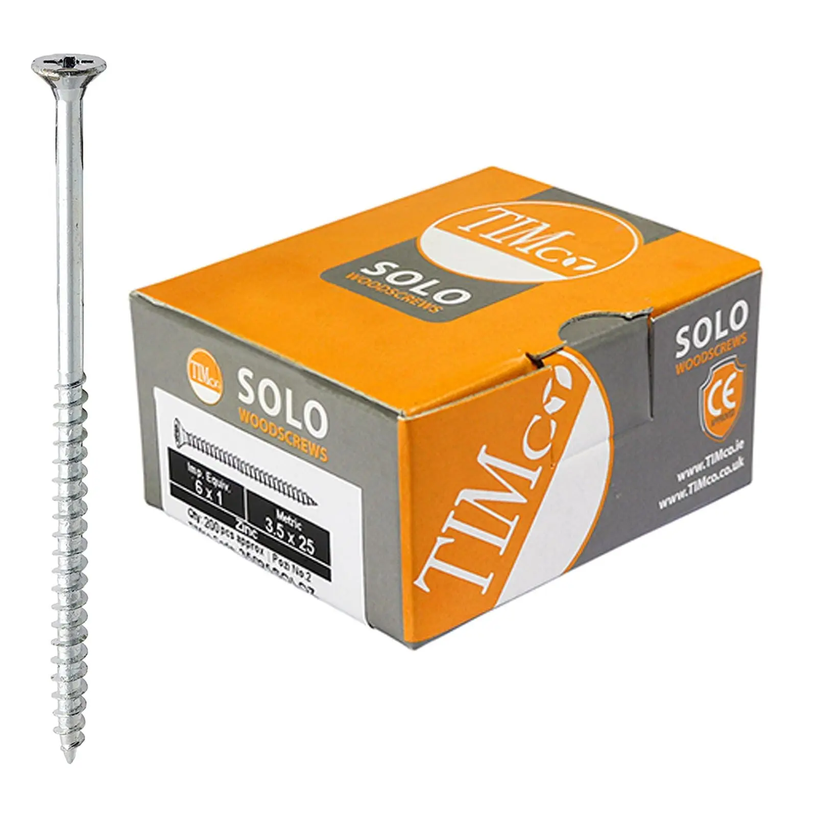 TIMCO SOLO Wood Screws Zinc Double Countersunk Pozi Boxed - Choose Size - Image 16