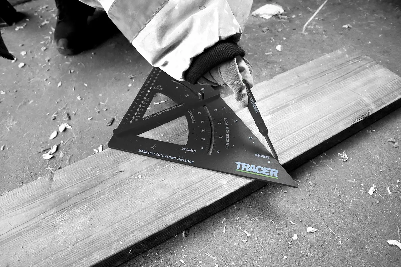 TRACER Adjustable Pro Rafter Square 12 - Image 7
