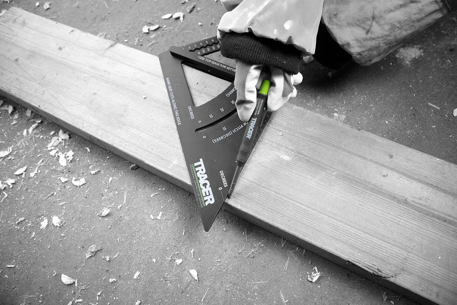 TRACER Adjustable Pro Rafter Square 12 - Image 8