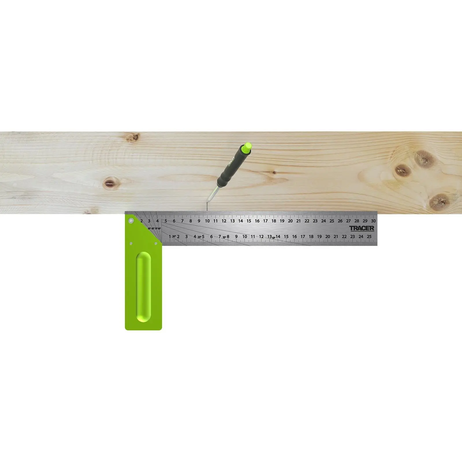 TRACER Metric Carpenters Square 300mm 250mm - Image 4