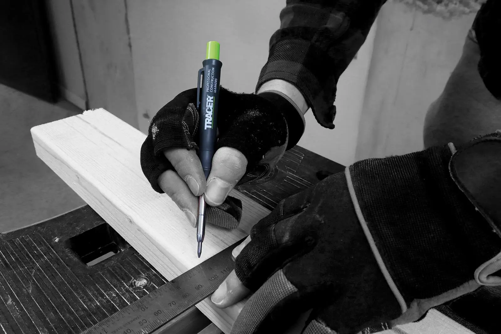 TRACER Deep Hole Pencil Marker and Site Holster 100mm Depth - Image 6