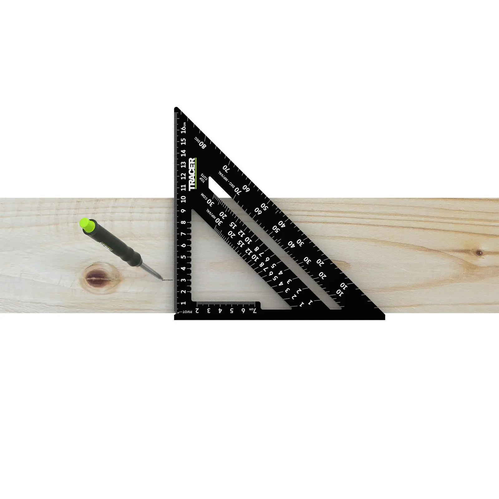 TRACER Metric Speed Square 175mm - Image 7