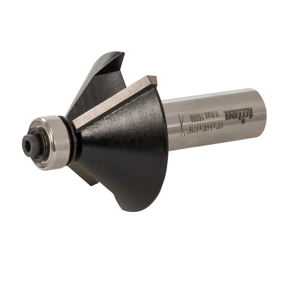 Triton 1/2" Chamfer Cutter Router Bit 1-5/8" x 13/16" x 1/2" x 45° - Image 3