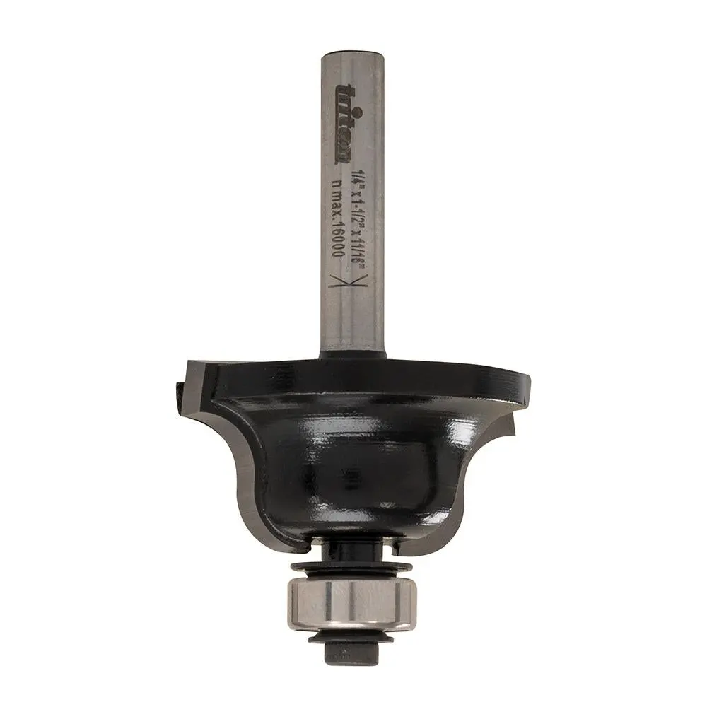 Triton 1/4" Roman Ogee Cutter Router Bit 1 1/2" x 11/16" x 1/2" x 1/4" - Image 2