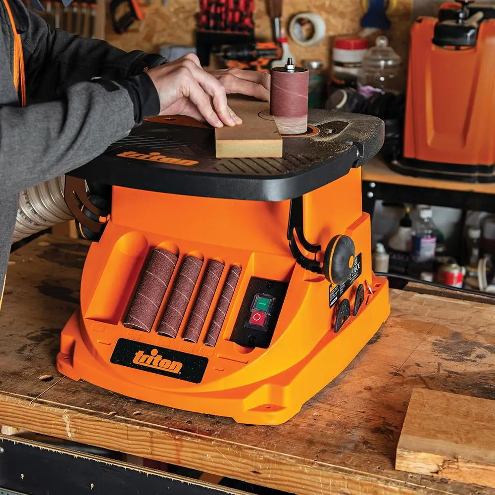 Triton 450W Oscillating Spindle & Belt Sander TSPST450 977604 - Image 3