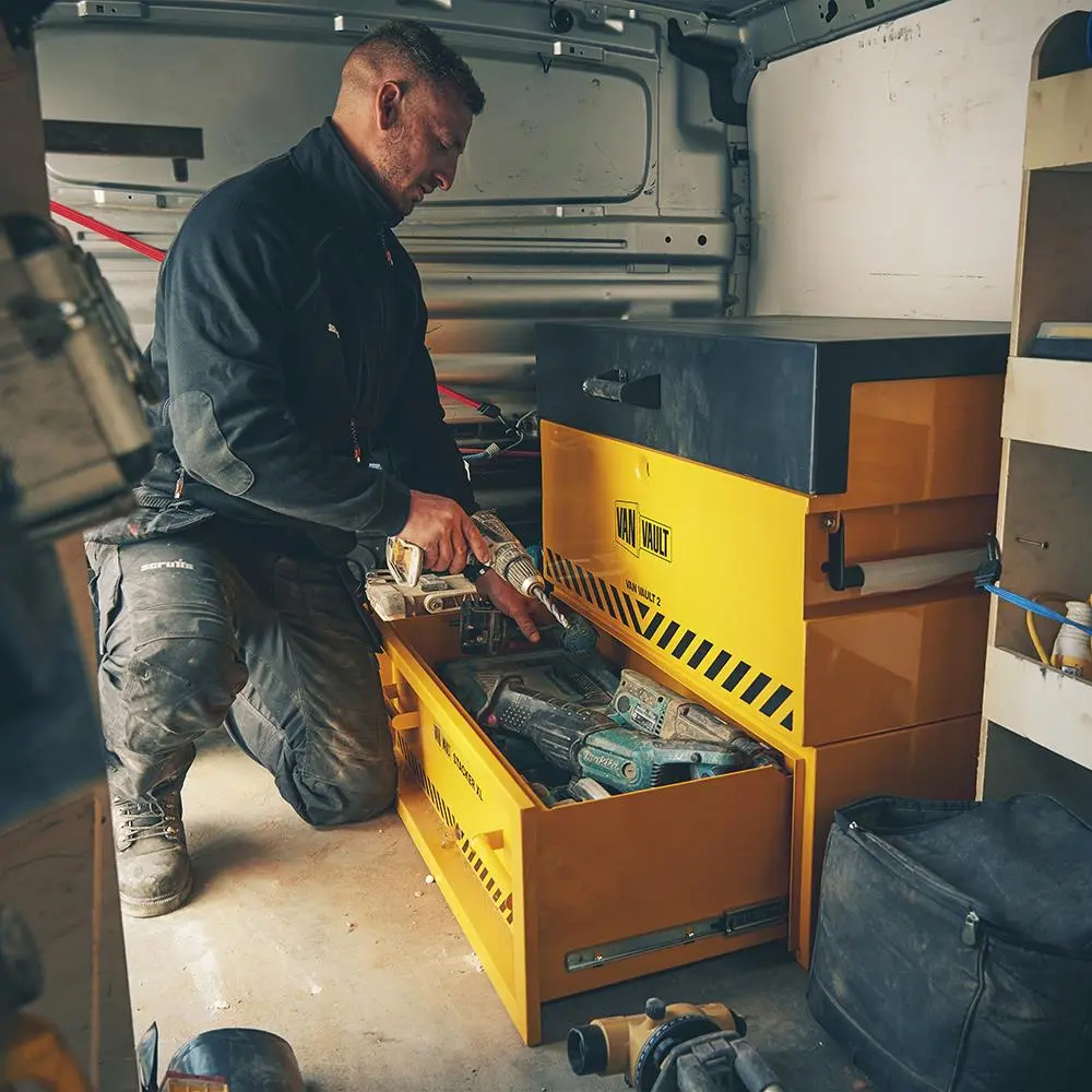 Van Vault Stacker Secure Tool Storage Box 39kg 910 x 485 313mm S10890 - Image 4