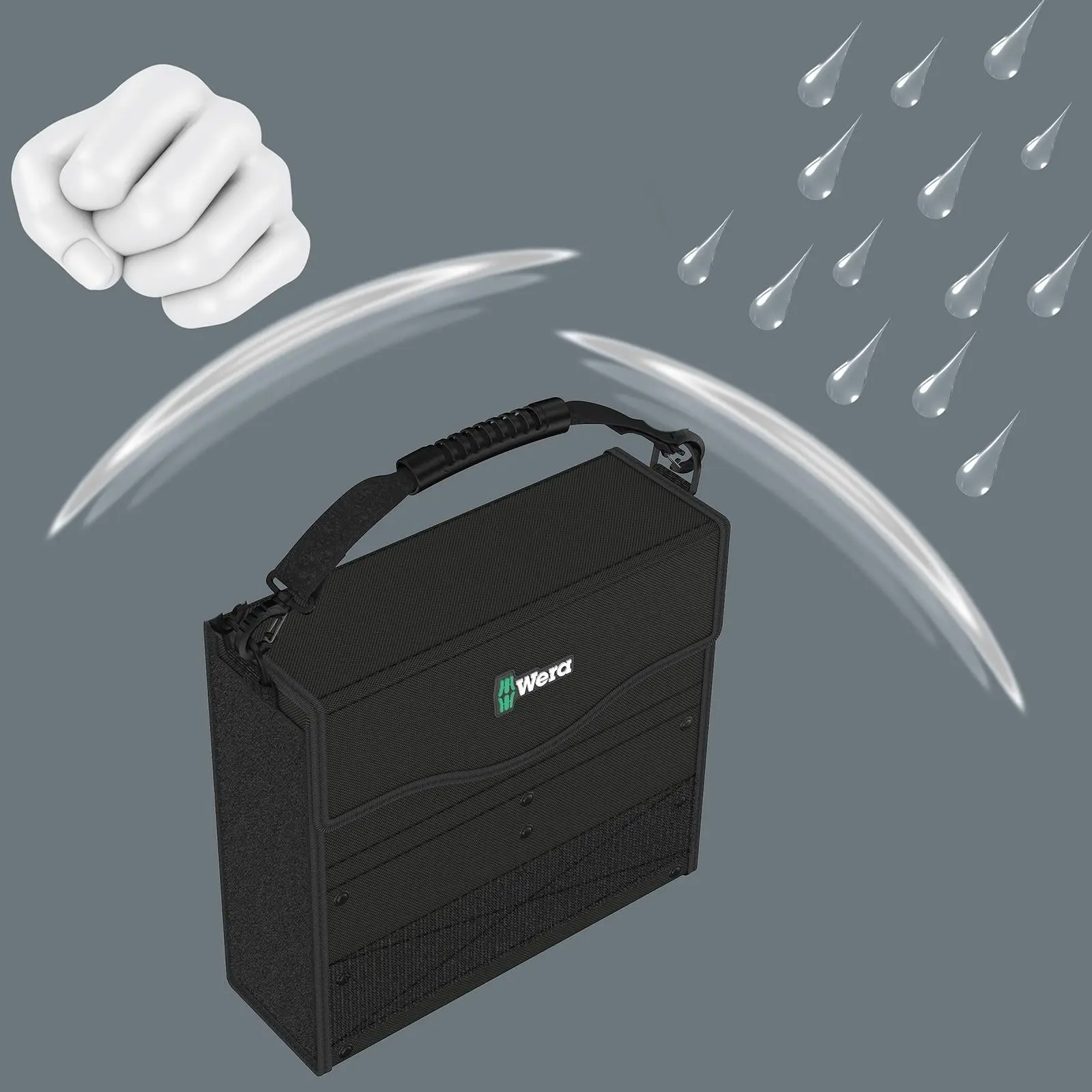 Wera 2go 2 Tool Container 3 Piece Tool Storage Bag - Image 6