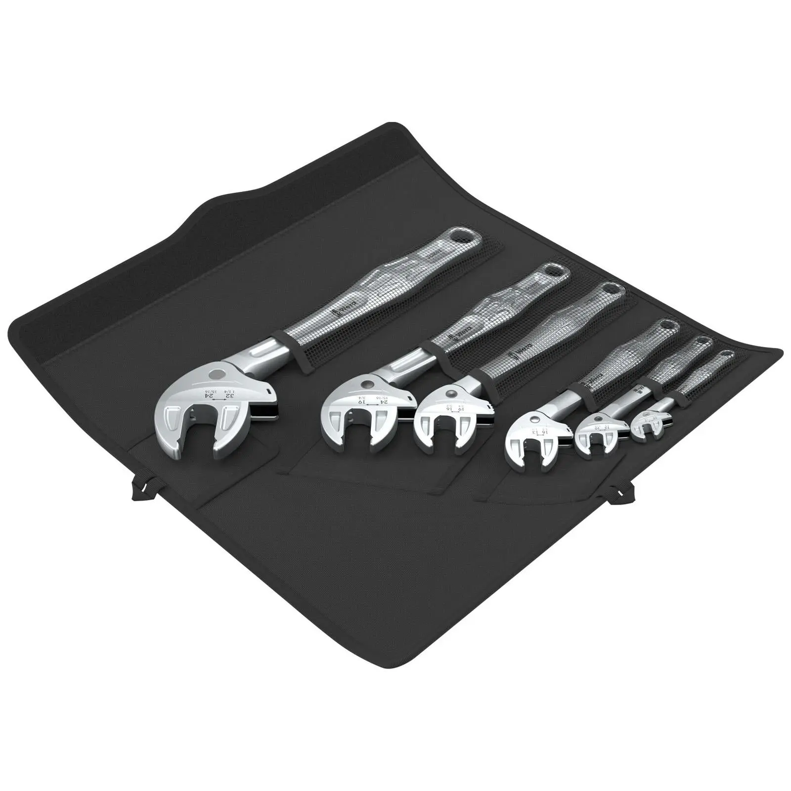 Wera 6004 Joker 6 Set 1 Self Setting Ratchet Spanner Set 7-32mm in Case 6 Pieces