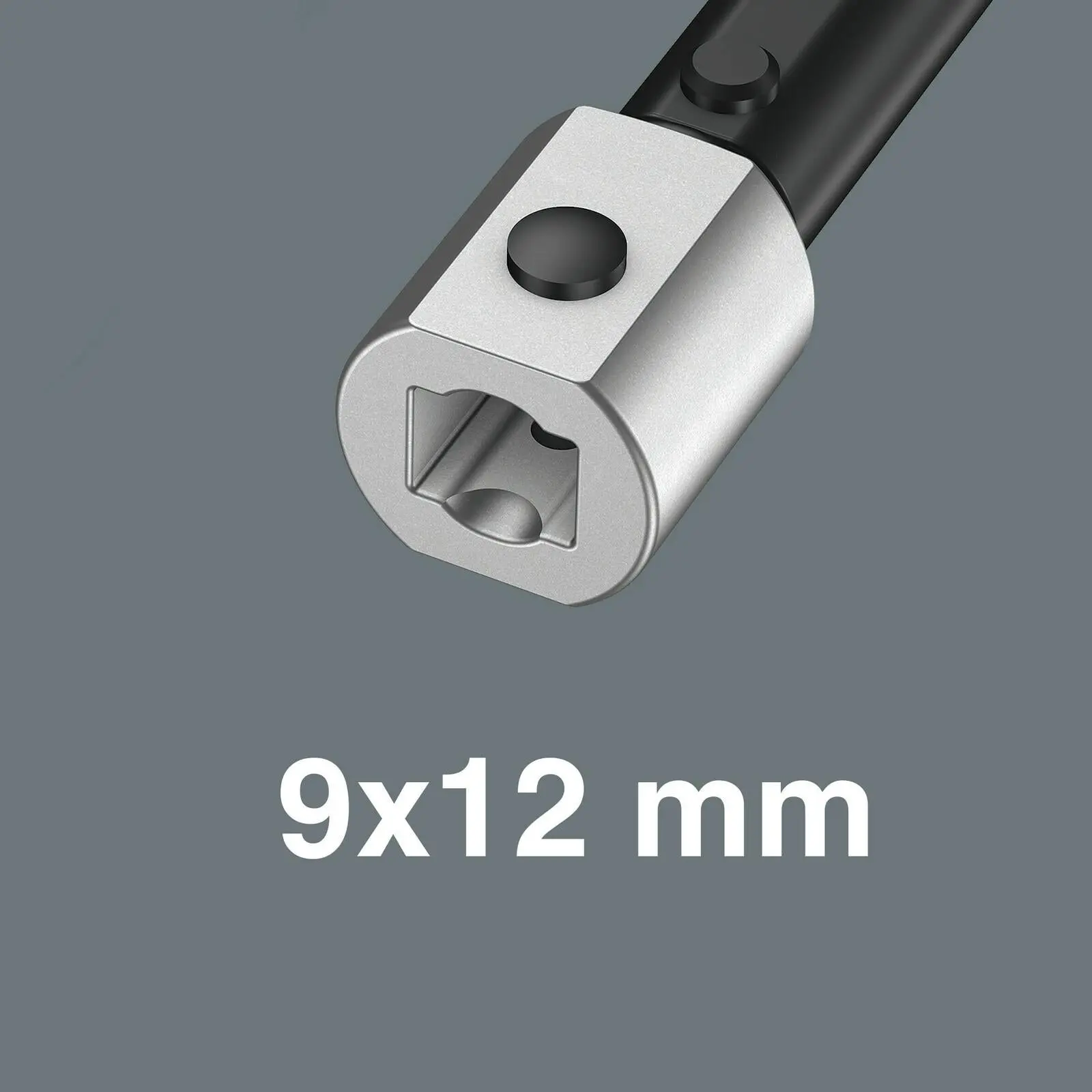 Wera 7773 B 3/8" Square Drive Insert for the Click-Torque X Series with 9x12mm Mounting - Image 2