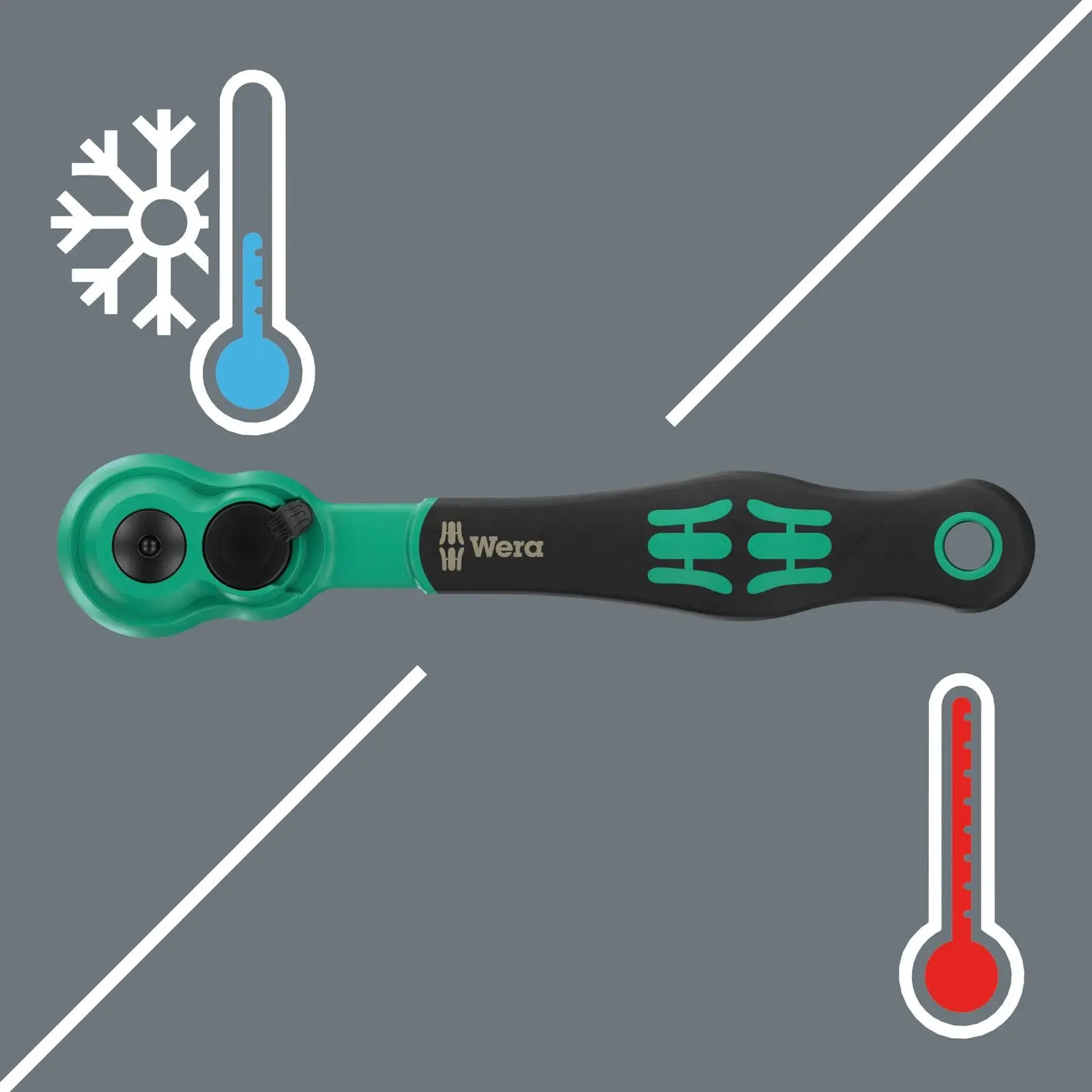Wera 8100 SA 14 Zyklop Comfort Ratchet Set Reversible 1/4" Drive Metric in Case 28 Pieces - Image 5