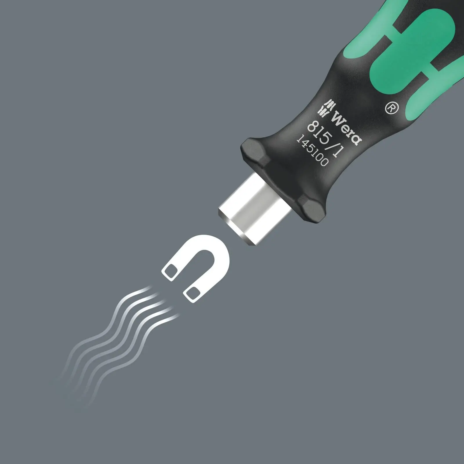 Wera Bit Holding Screwdriver 815/1 for 1/4" Hex Drive Bits Kraftform Handle - Image 3