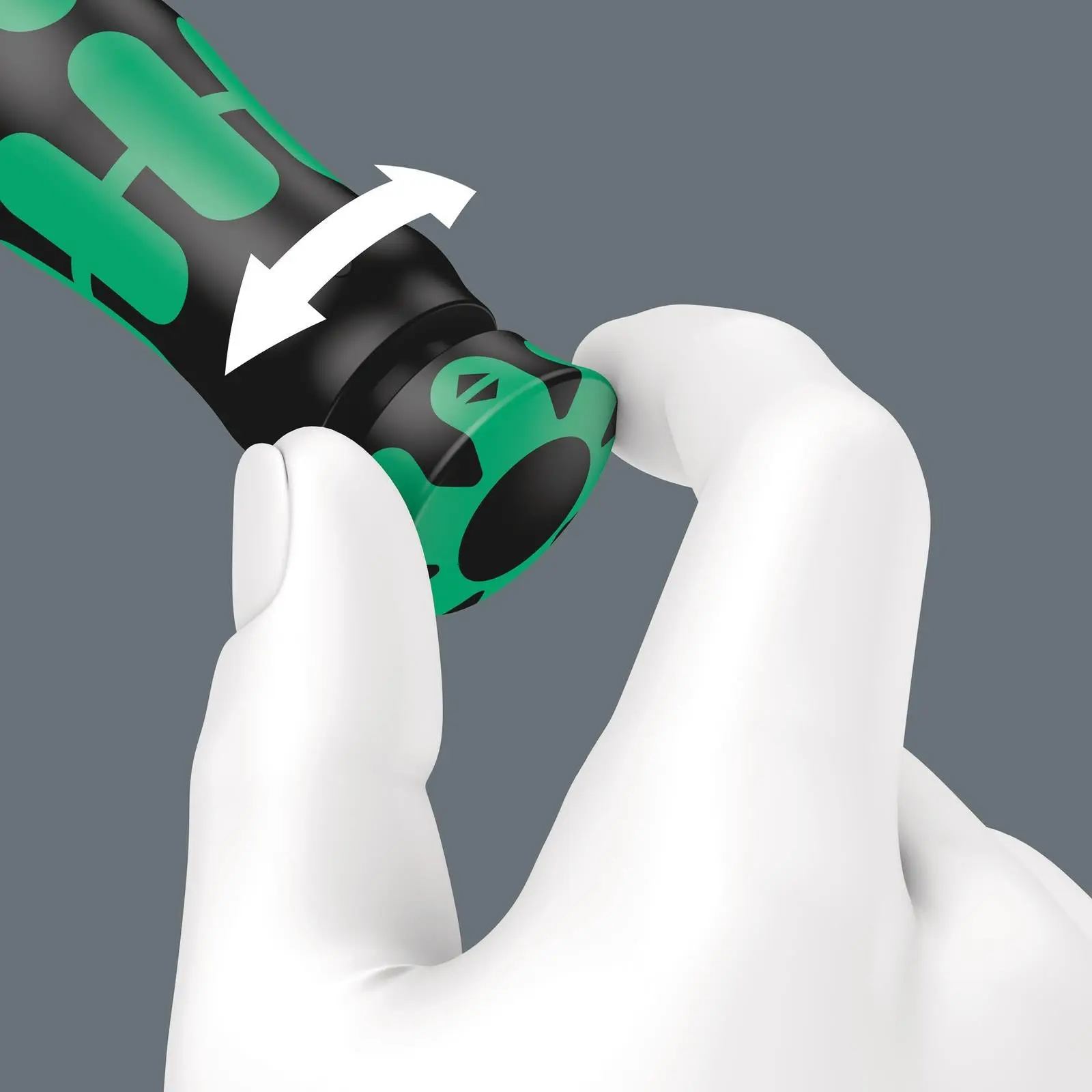 Wera Click Torque Lock Wrench A 6 R/L Reversible Ratchet 2.5-25 Nm 1/4" Hex Reversible Torque Operation - Image 4