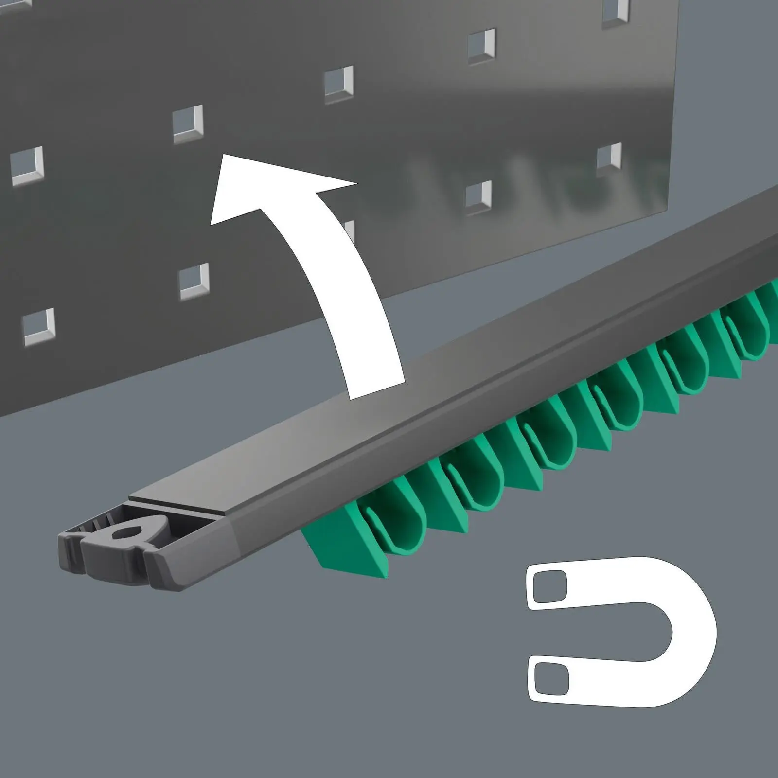 Wera Combination Spanner Wrench Set 6003 Joker Imperial 1 9642 Magnetic Rail 8 Pieces 5/16"-3/4 - Image 5