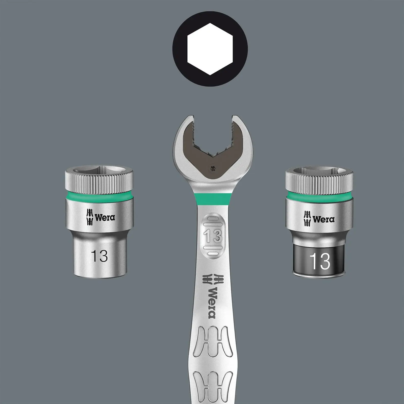 Wera Foam Insert 8000 C Zyklop 1/2" Drive Ratchet Set 1 9722 31 Pieces - Image 10