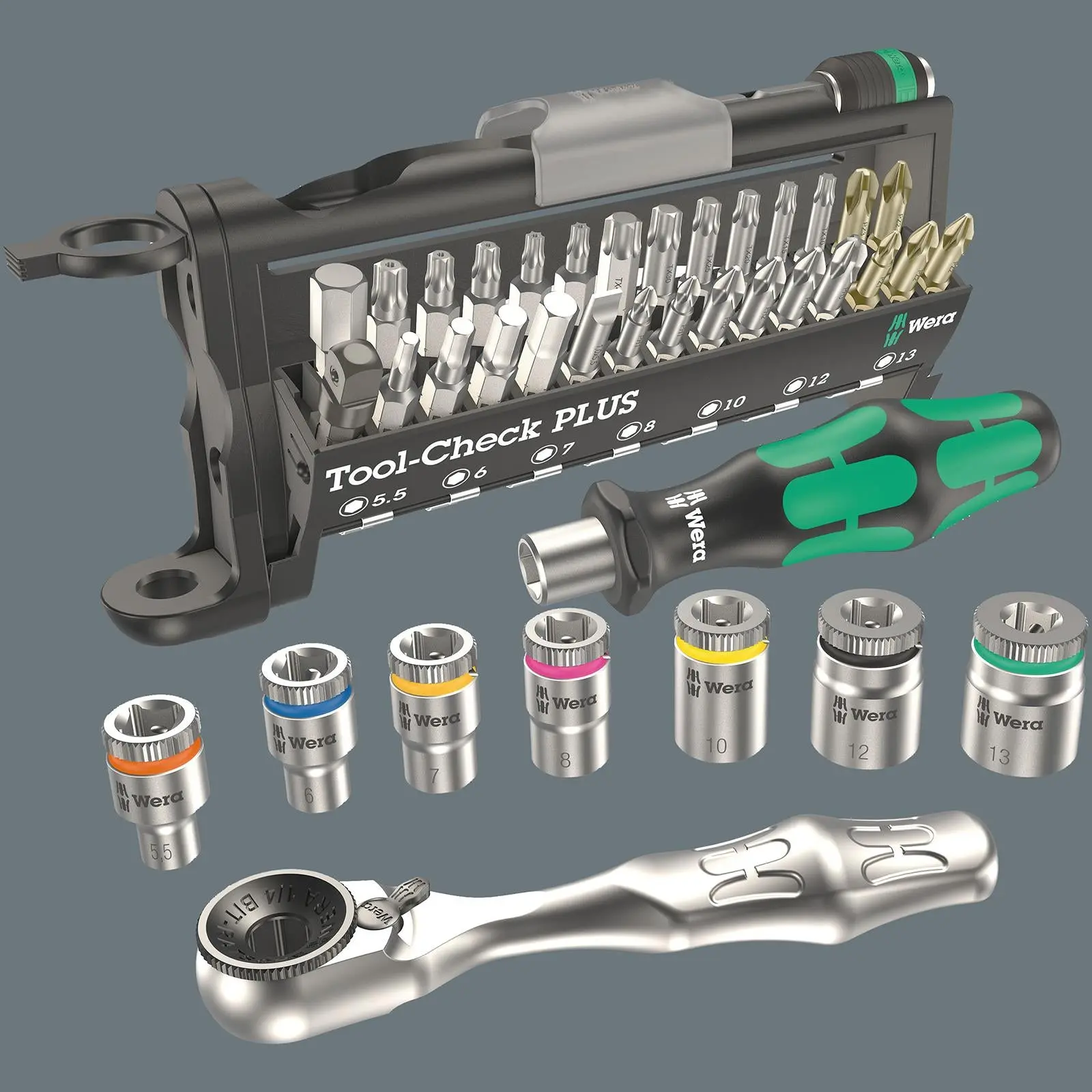 Wera Foam Insert Kraftform Kompakt and Tool-Check Plus Set 1 9750 57 Pieces - Image 7