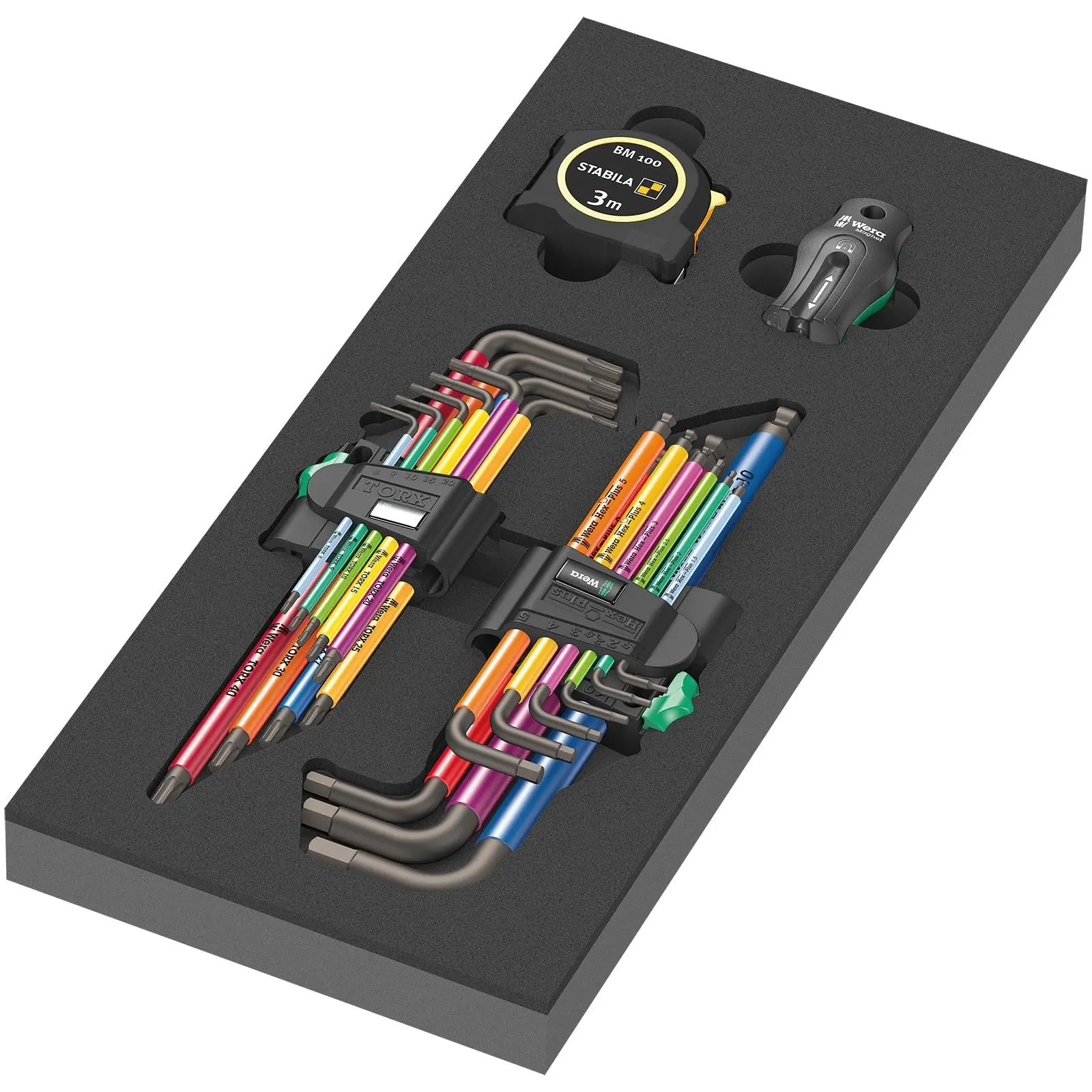 Wera Foam Insert L-Key Set 1 9740 20 Pieces - Image 5