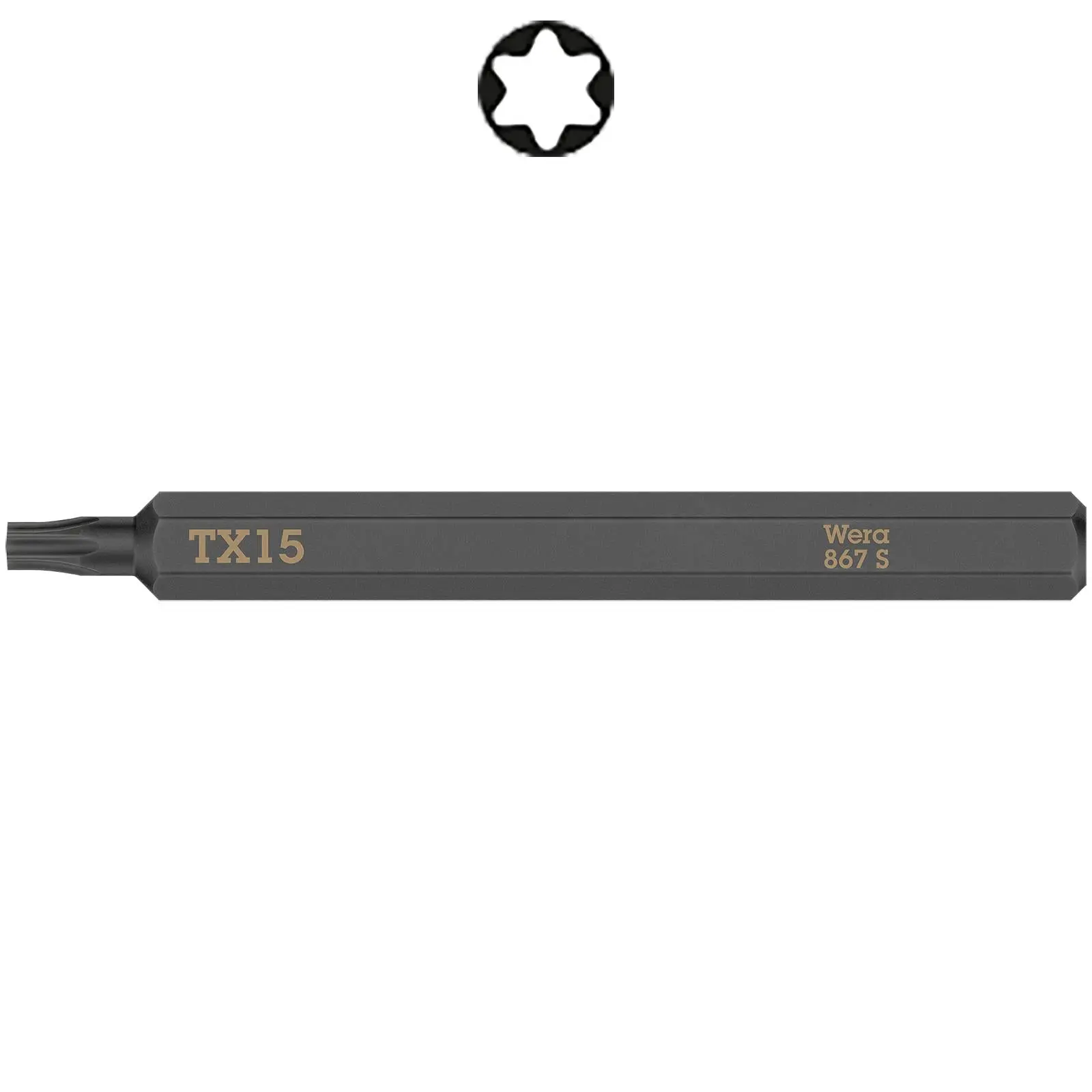 Wera Impact Screwdriver Bit for use with 921 Impact Screwdriver Slotted Hex Phillips Pozi Torx Square - Image 10