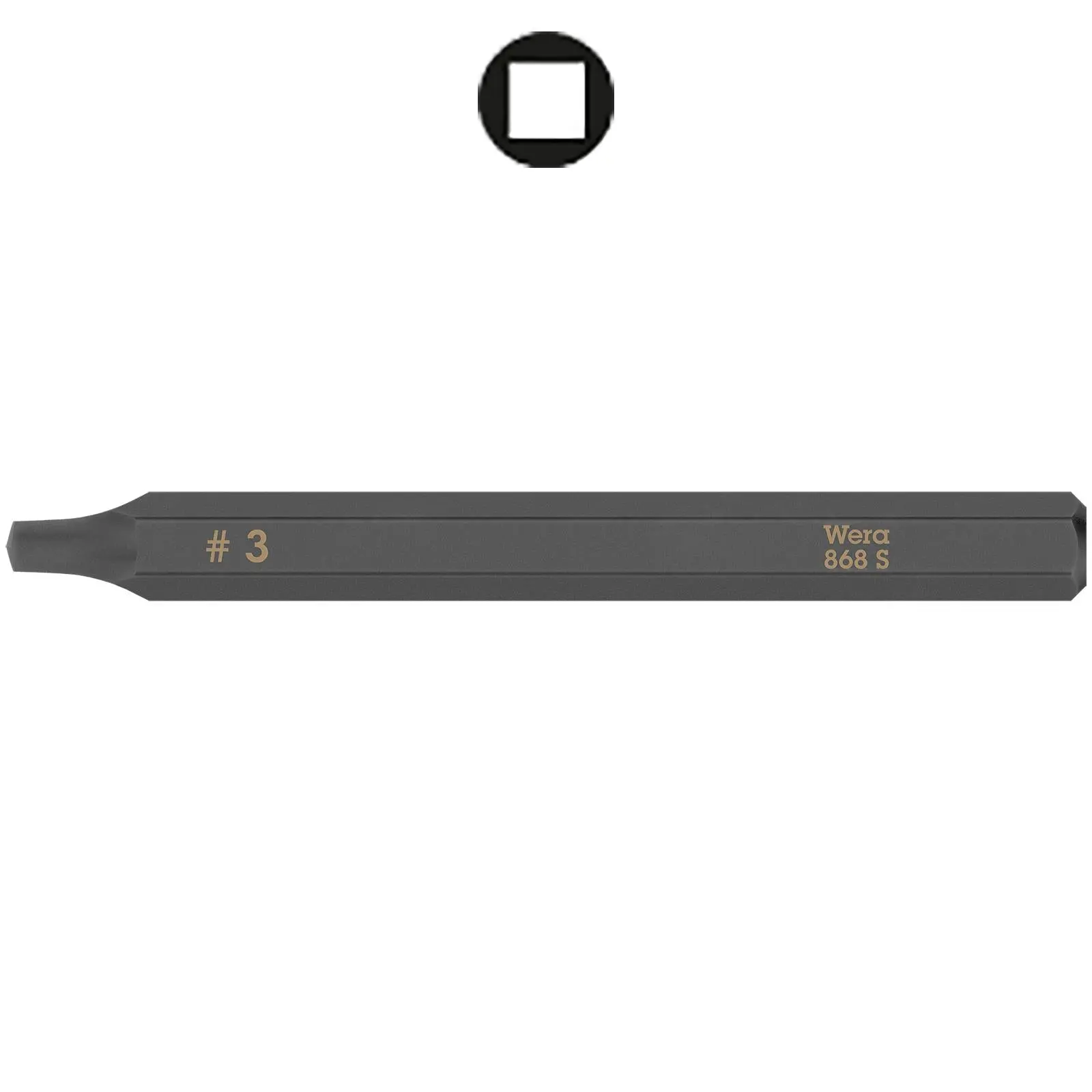 Wera Impact Screwdriver Bit for use with 921 Impact Screwdriver Slotted Hex Phillips Pozi Torx Square - Image 19