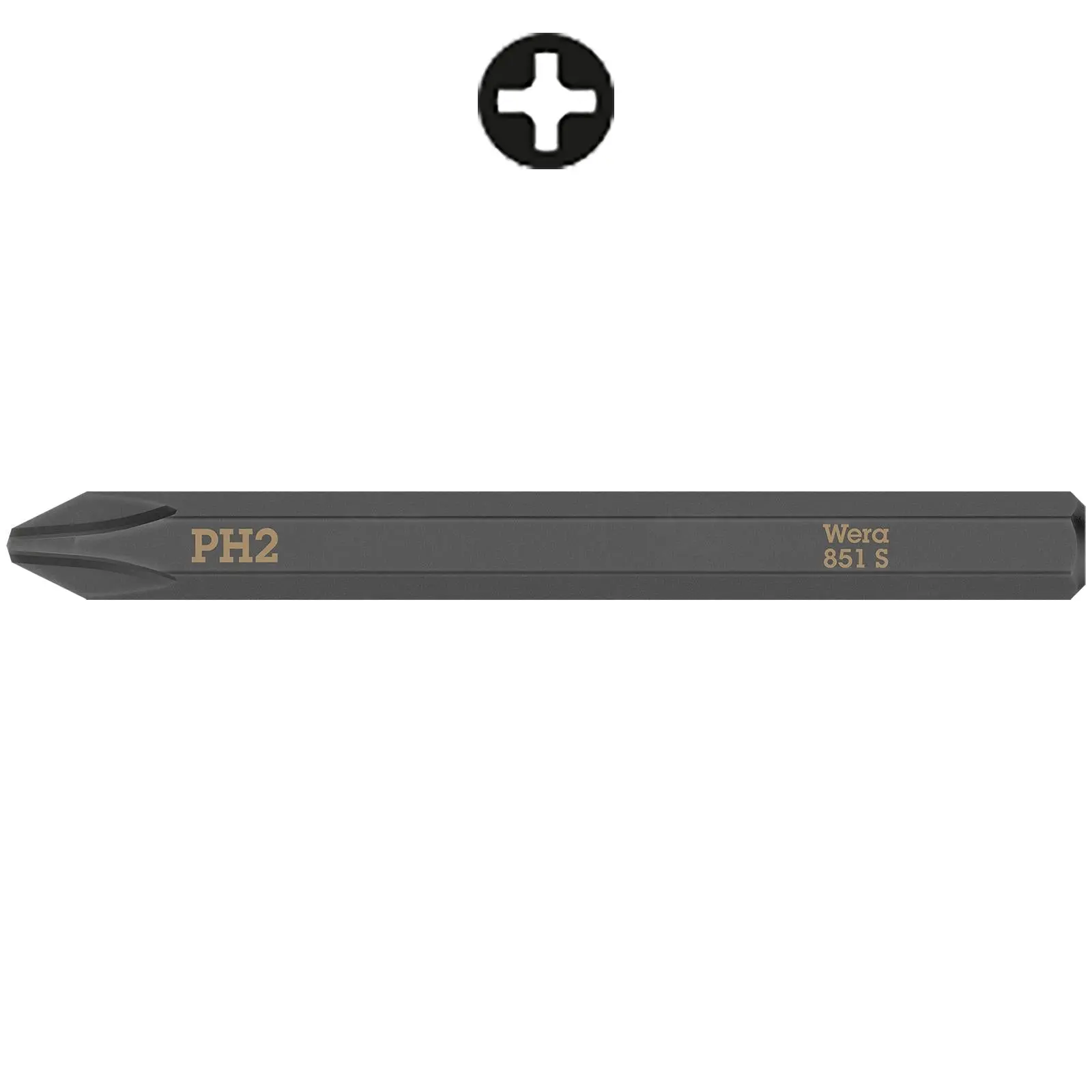 Wera Impact Screwdriver Bit for use with 921 Impact Screwdriver Slotted Hex Phillips Pozi Torx Square - Image 22
