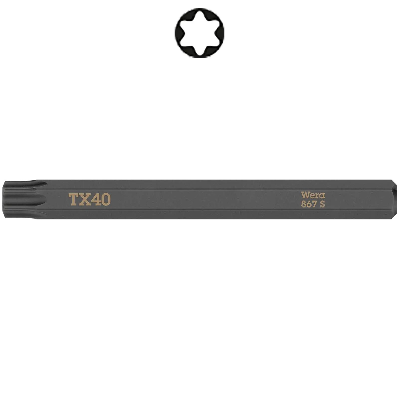 Wera Impact Screwdriver Bit for use with 921 Impact Screwdriver Slotted Hex Phillips Pozi Torx Square - Image 8