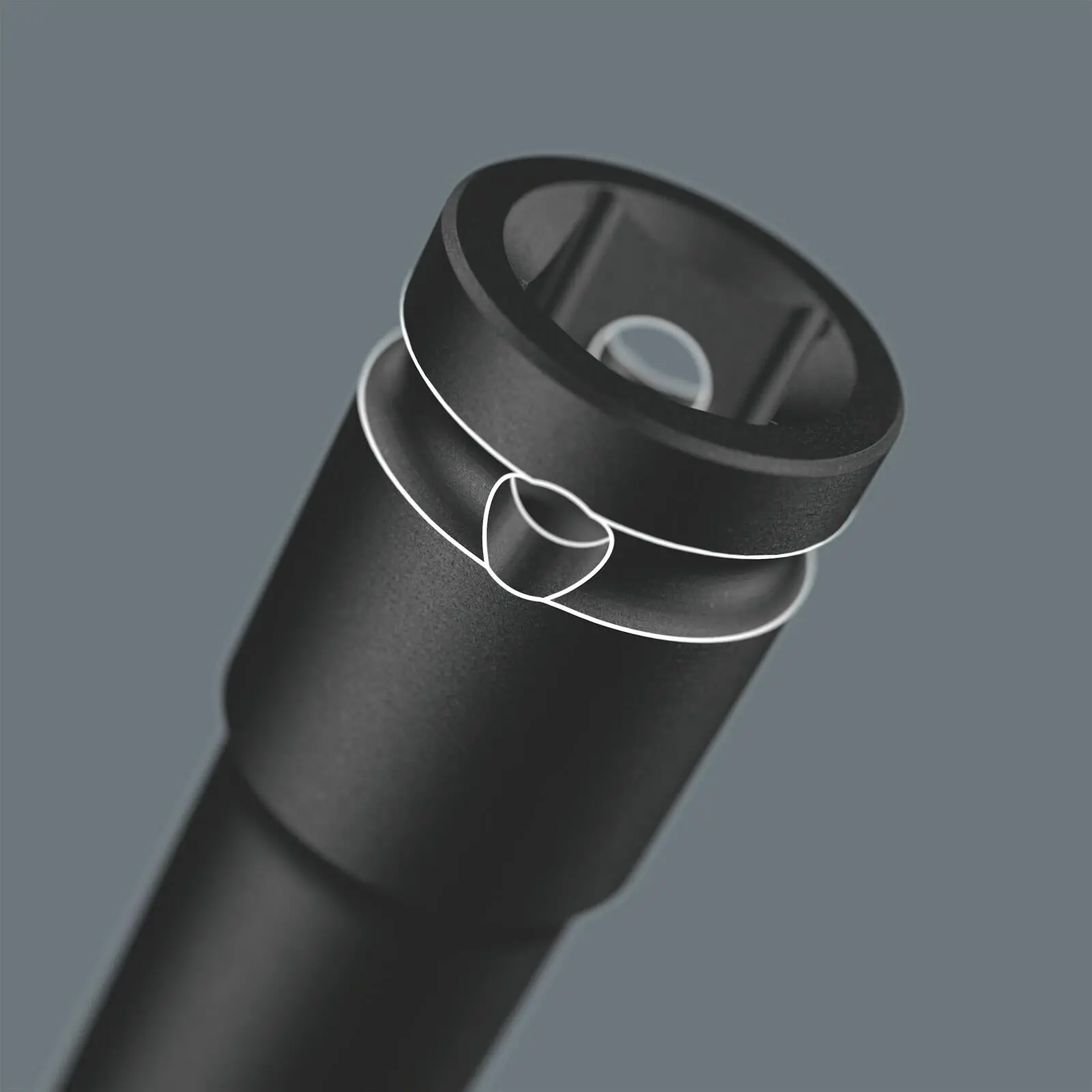 Wera Impact Socket Set Deep 3/8" Drive 10-24mm 10 Pieces 9660 Magnetic Rail B Impaktor Deep 1 - Image 5