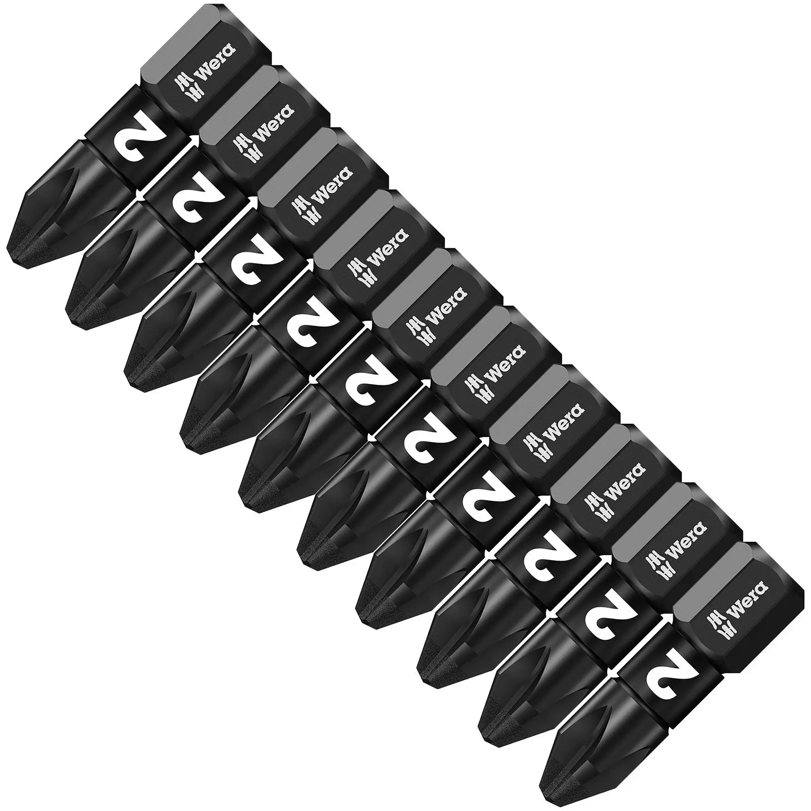 Wera Impaktor Impact Screwdriver Bits Pozi Phillips Torx Hex 25mm 50mm Length - Image 12