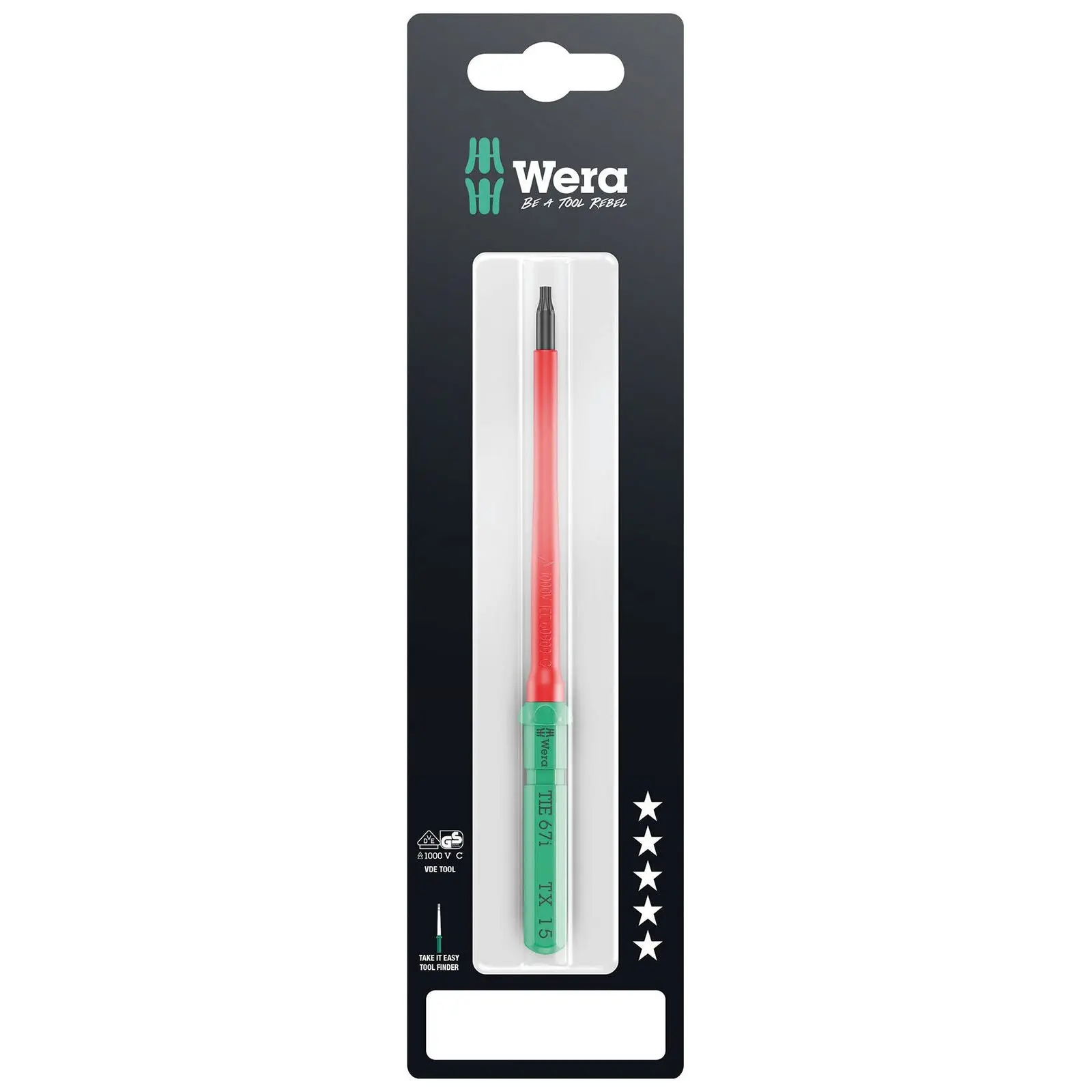 Wera Interchangeable Screwdriver Blade Kraftform Kompakt VDE Take It Easy SB Colour Coded - Choose Size - Image 20
