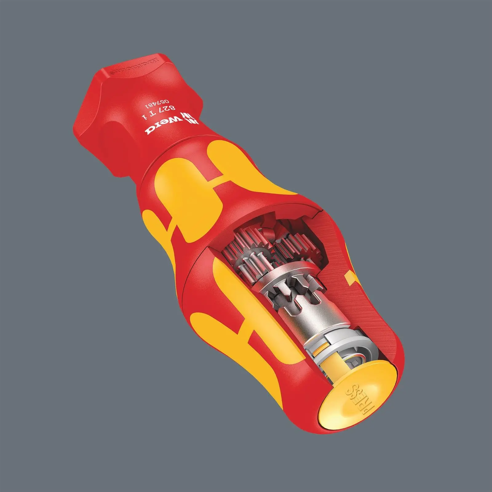 Wera Interchangeable VDE Screwdriver Set Kraftform Kompakt Turbo I Imperial 1 Tool Finder 16 Pieces Phillips Slotted Torx Square - Image 6