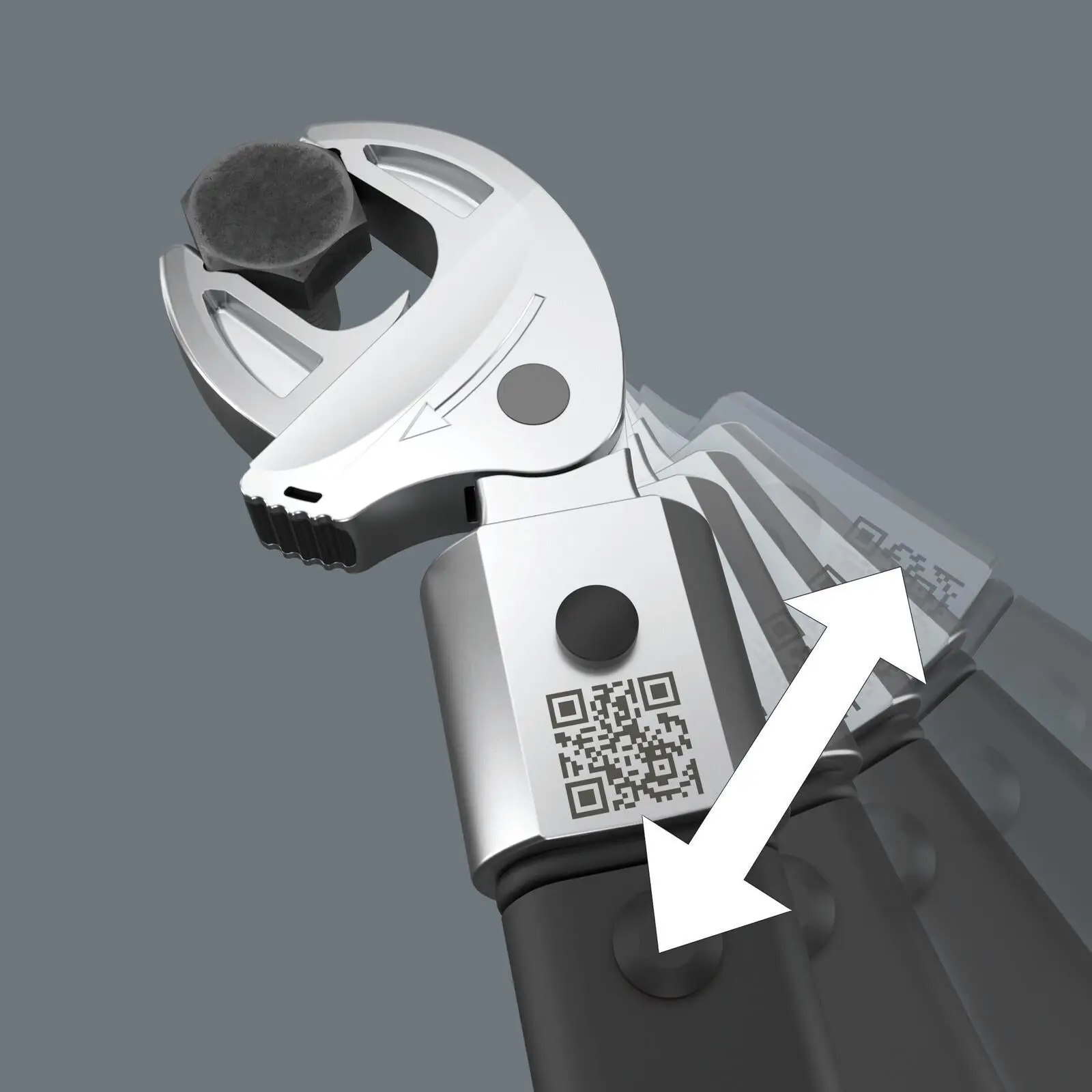 Wera Joker Spanner Wrench L 16-19mm 7870 Self Setting Insert for Click Torque X 9x12mm Mounting - Image 6