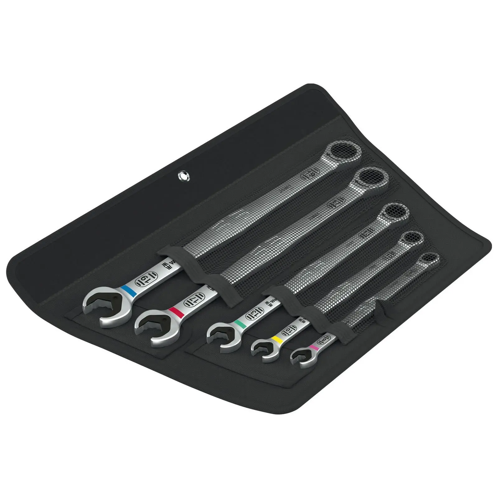 Wera Ratchet Combination Spanner Set Long Design 6007 Joker 5 Set 1 5 Pieces 8-19mm