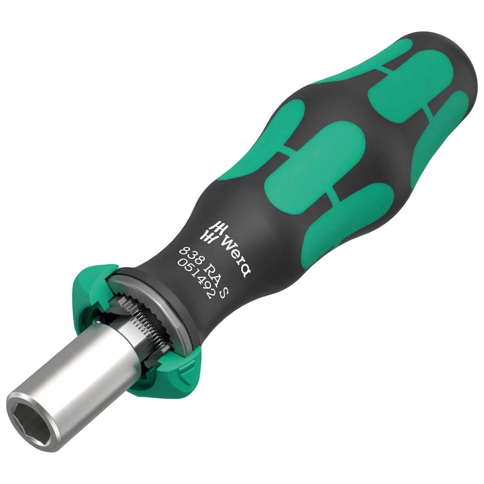 Wera Ratchet Screwdriver 1/4" Hex 838 RA S Bitholding Driver - Image 3