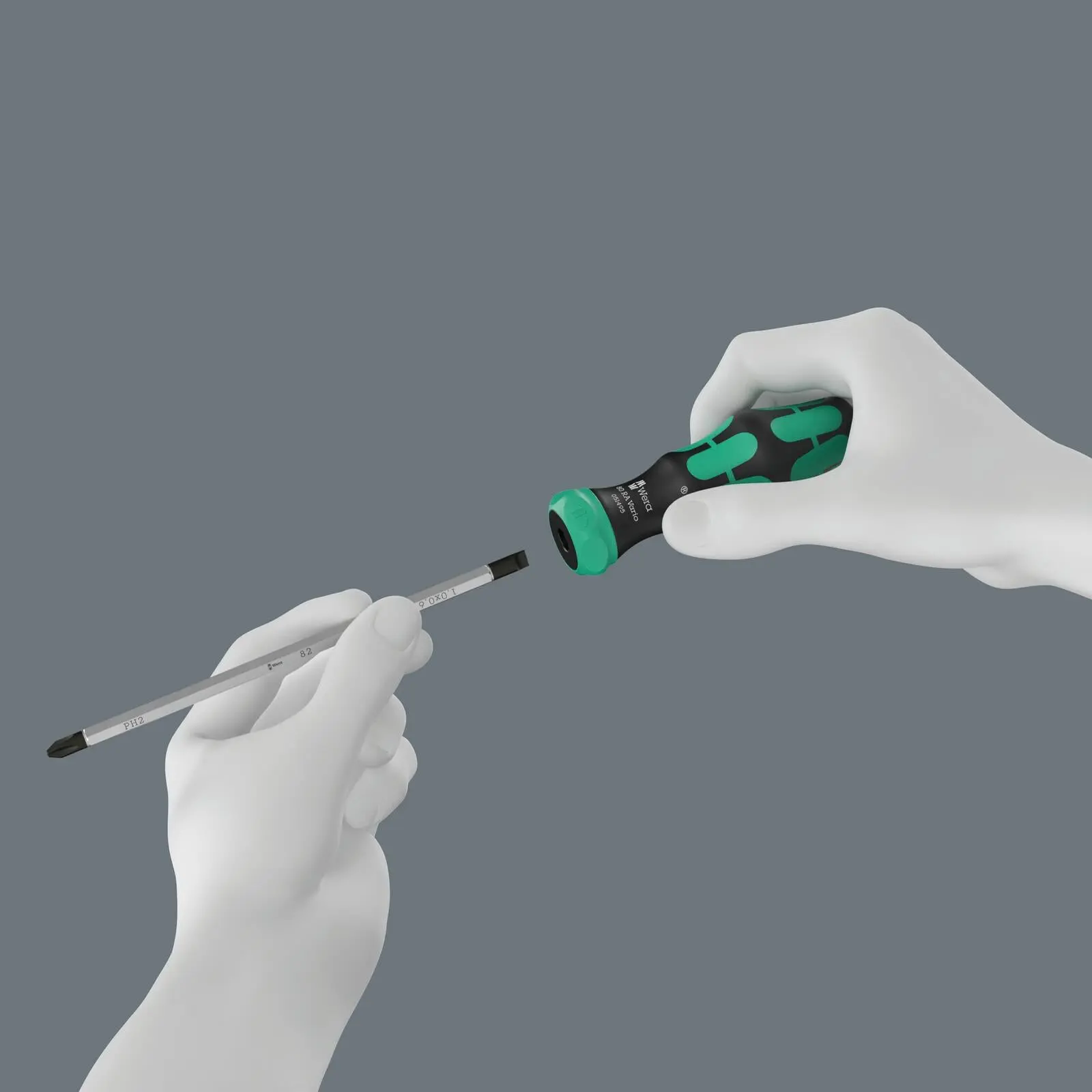 Wera Ratchet Screwdriver 80 RA Vario Bit Holding Handle with Ratchet Functionality - Image 5