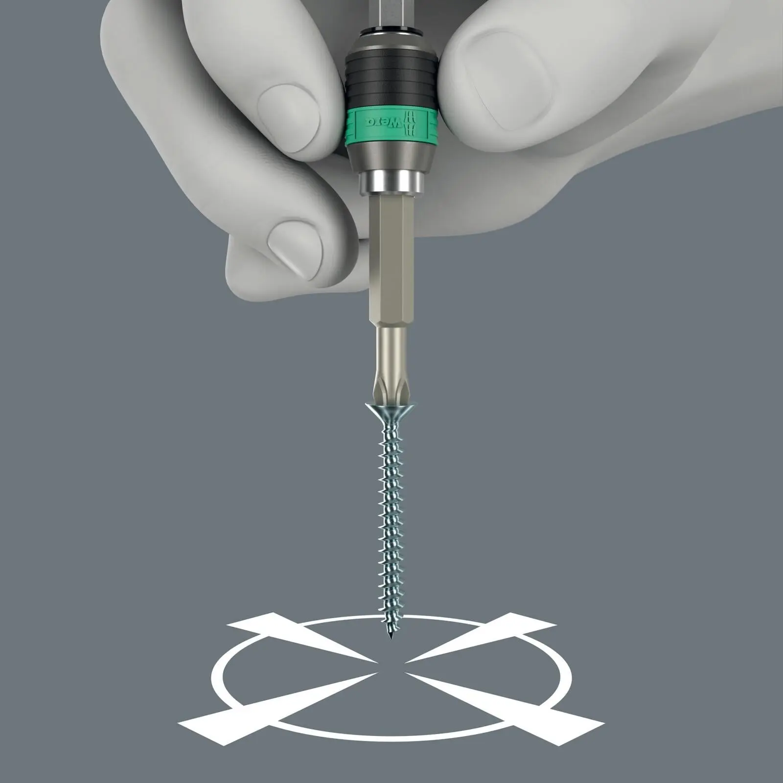 Wera Ratchet Screwdriver Kraftform Kompakt Pistol RA-R 1 with Holster 7 Pieces PH PZ TX - Image 2