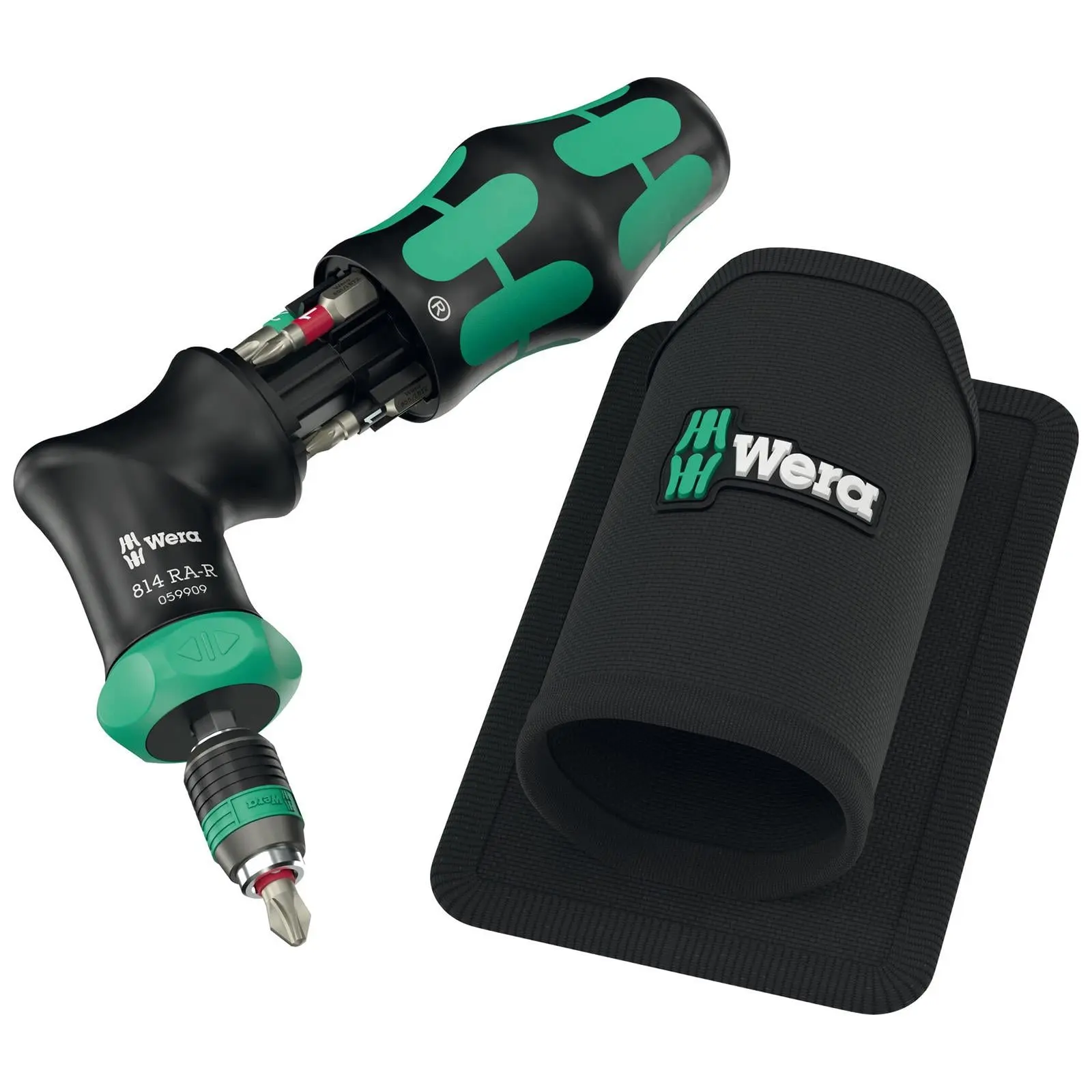 Wera Ratchet Screwdriver Kraftform Kompakt Pistol RA-R 1 with Holster 7 Pieces PH PZ TX - Image 5