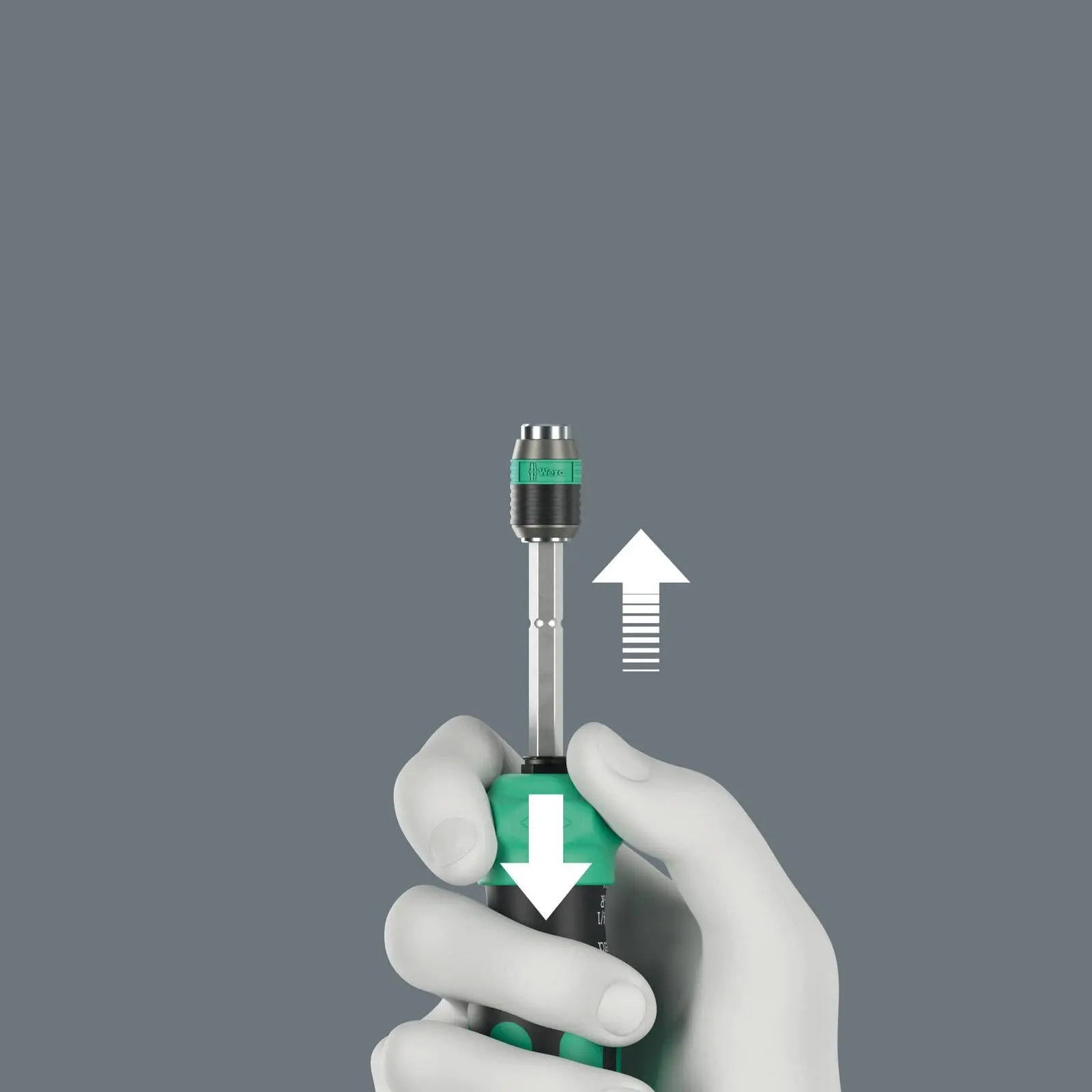 Wera Ratchet Screwdriver Set Kraftform Kompakt 20 RA-R 6 Pieces PZ PH TX SL - Image 9
