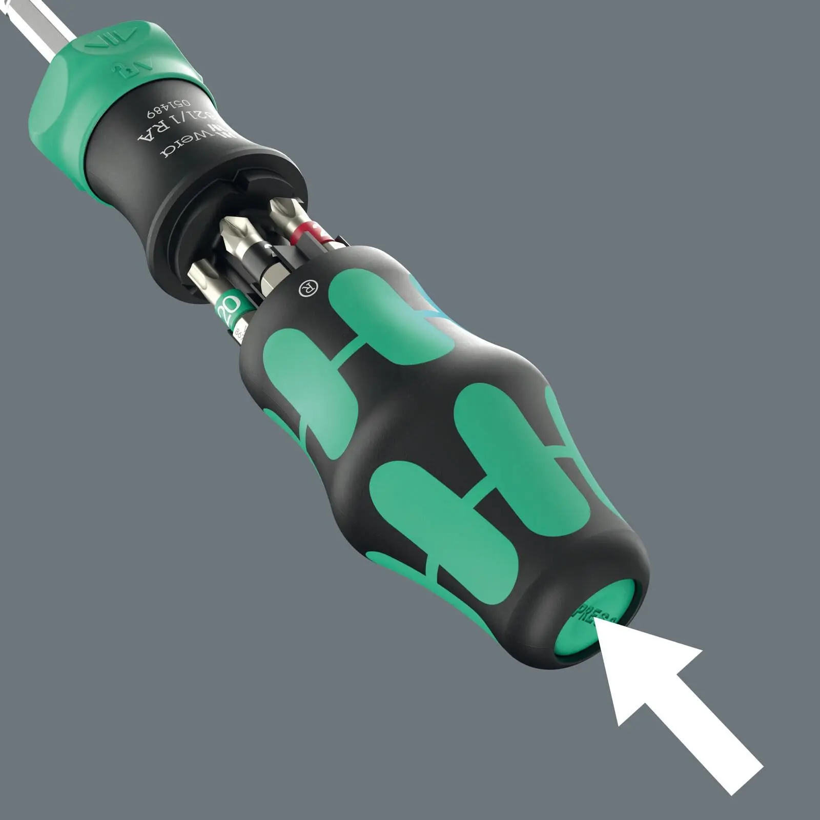 Wera Ratchet Screwdriver Set Kraftform Kompakt 28 RA with Pouch 6 Pieces PH PZ TX SL - Image 7