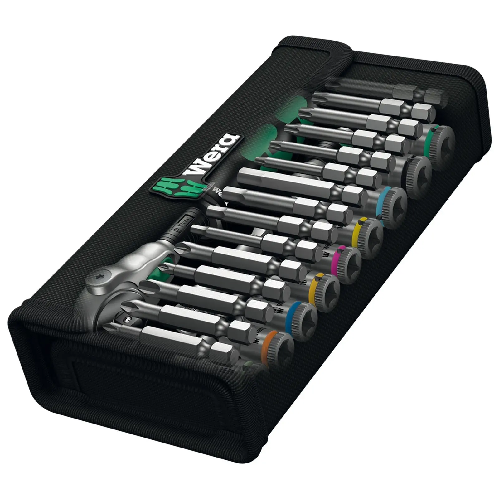 Wera Ratchet Socket Set 1/4" Drive 28 Piece 8100 SA 6 Zyklop Speed Ratchet Set - Image 10