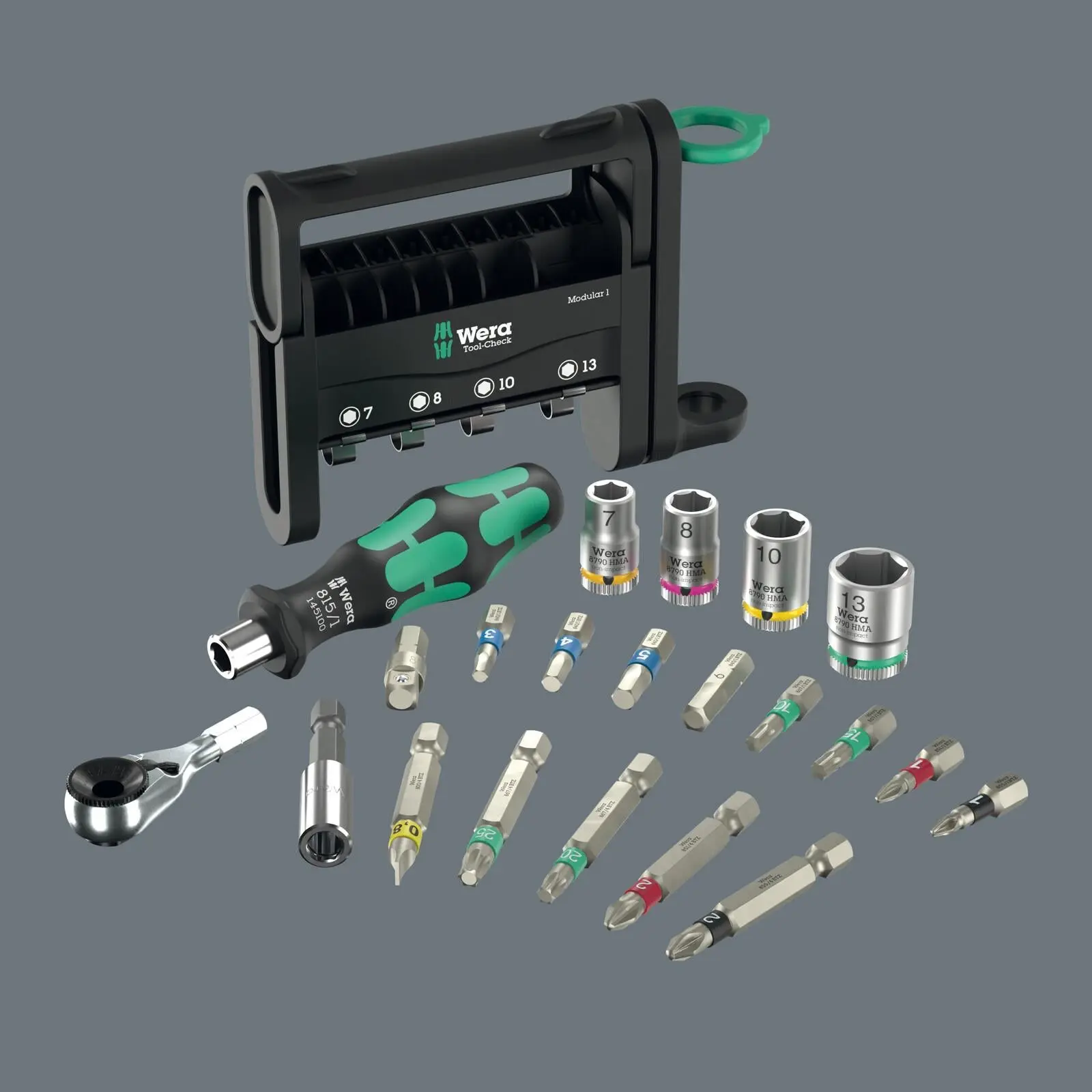 Wera Screwdriver Bit Hex Key Precision Screwdrivers Socket Set Tool Check Modular Set 1 50 Pieces - Image 2