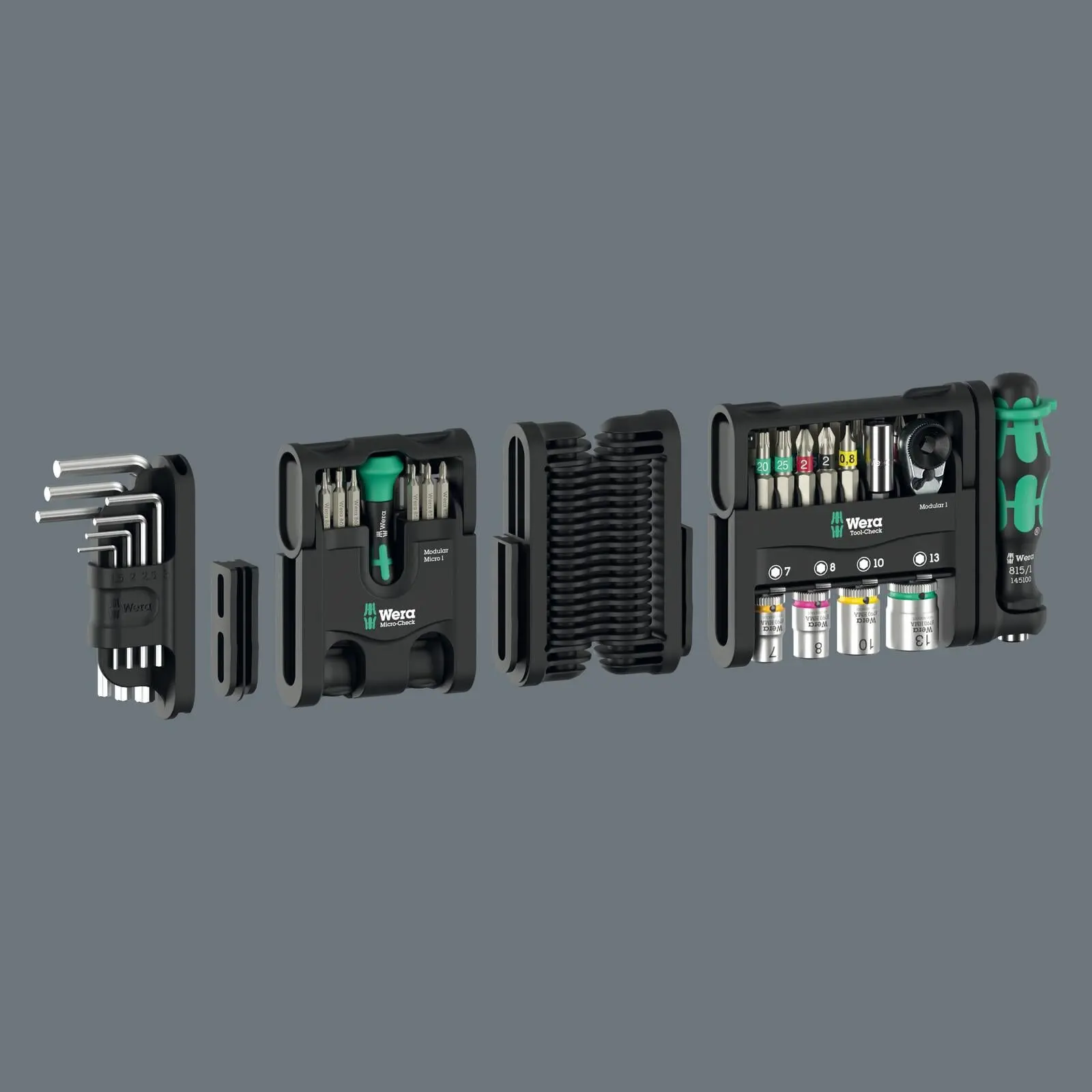 Wera Screwdriver Bit Hex Key Precision Screwdrivers Socket Set Tool Check Modular Set 1 50 Pieces - Image 4