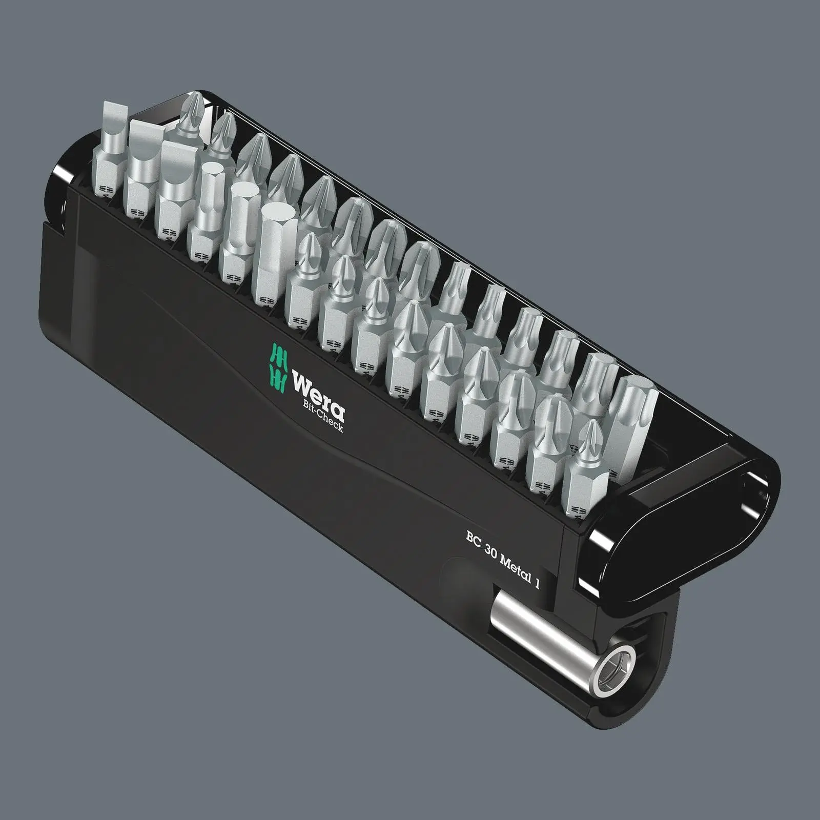 Wera Screwdriver Bit Set with Bit Holder Bit Check 30 Metal 1 SB 30 Pieces PH PZ TX SL Hex - Image 2