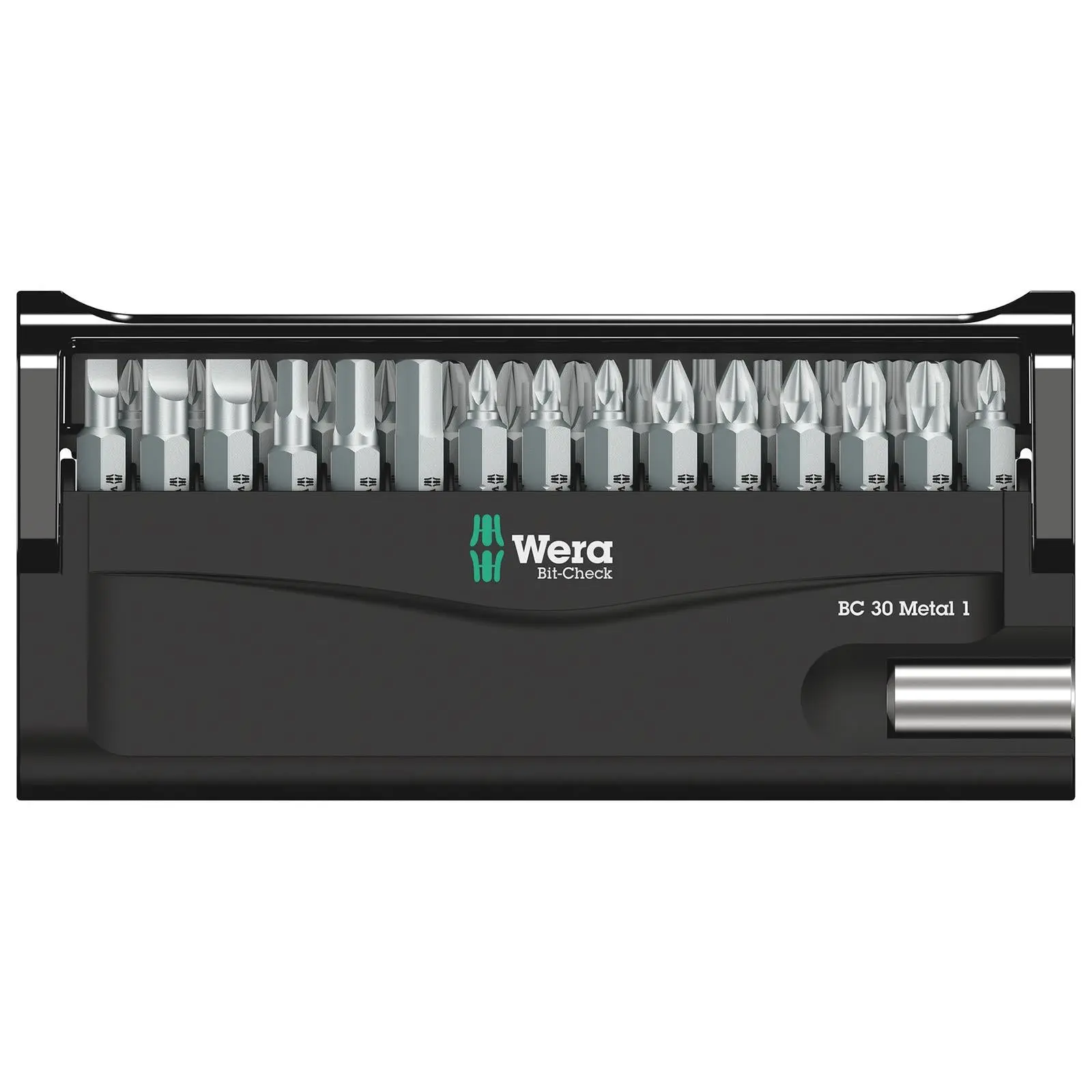 Wera Screwdriver Bit Set with Bit Holder Bit Check 30 Metal 1 SB 30 Pieces PH PZ TX SL Hex - Image 3